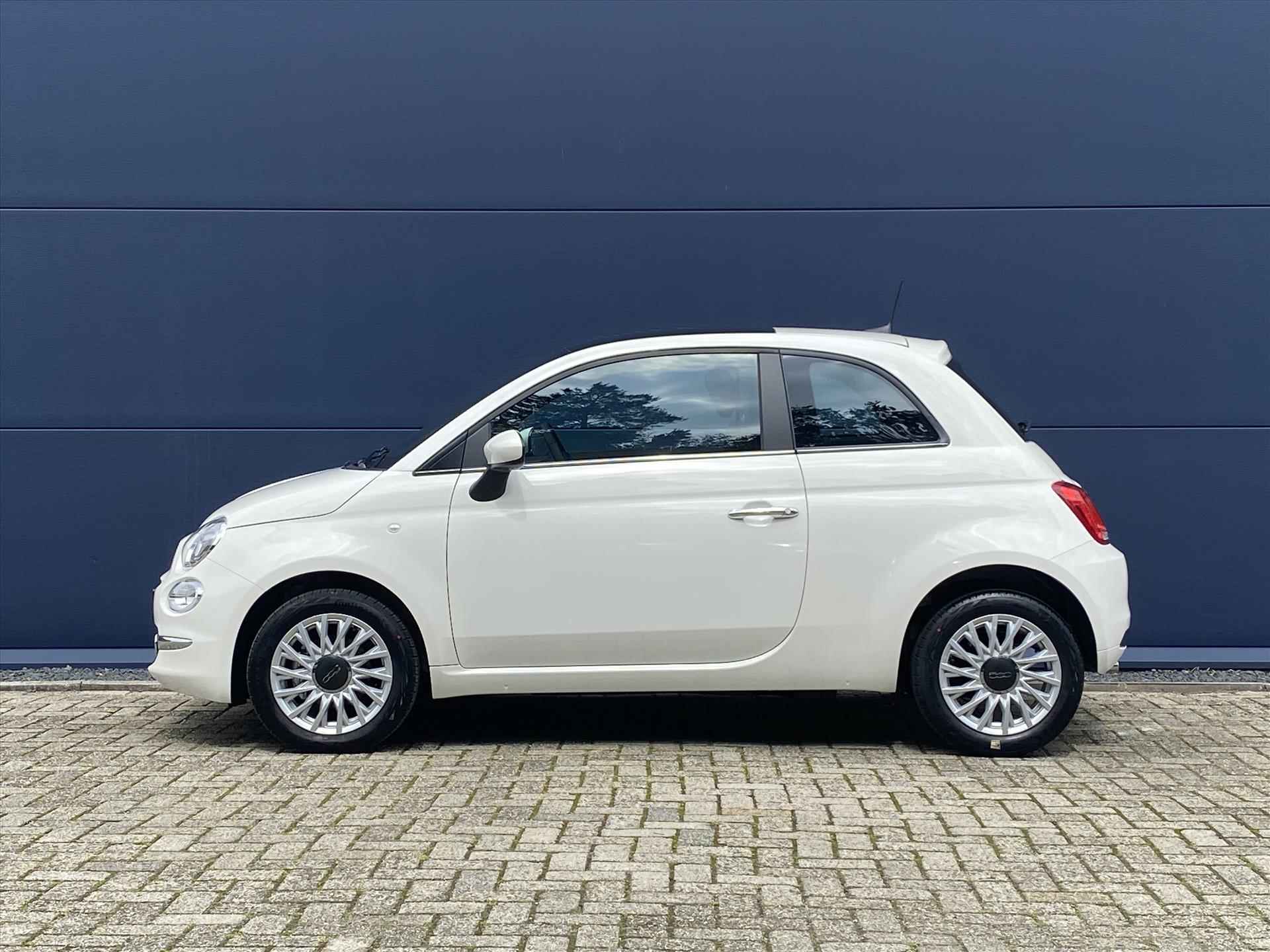 Fiat 500 1.0 70pk Dolcevita Finale Hybrid | Panorama Dak | Cruise Control | Parkeersensoren Achter | AppleCarplay/AndroidAuto | Uit voorraad leverbaar! - 12/33