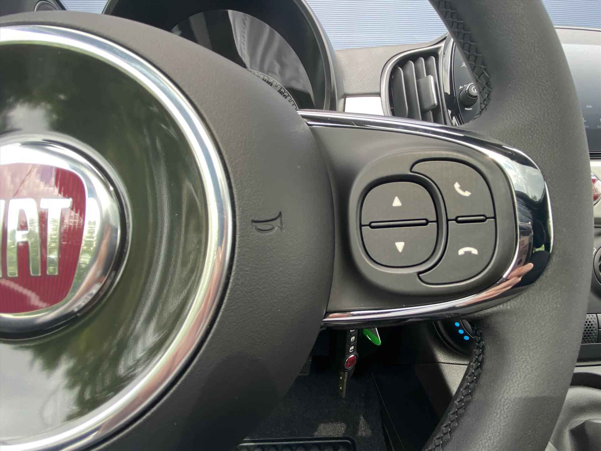 Fiat 500 1.0 70pk Dolcevita Finale Hybrid | Panorama Dak | Cruise Control | Parkeersensoren Achter | AppleCarplay/AndroidAuto | Uit voorraad leverbaar! - 17/33