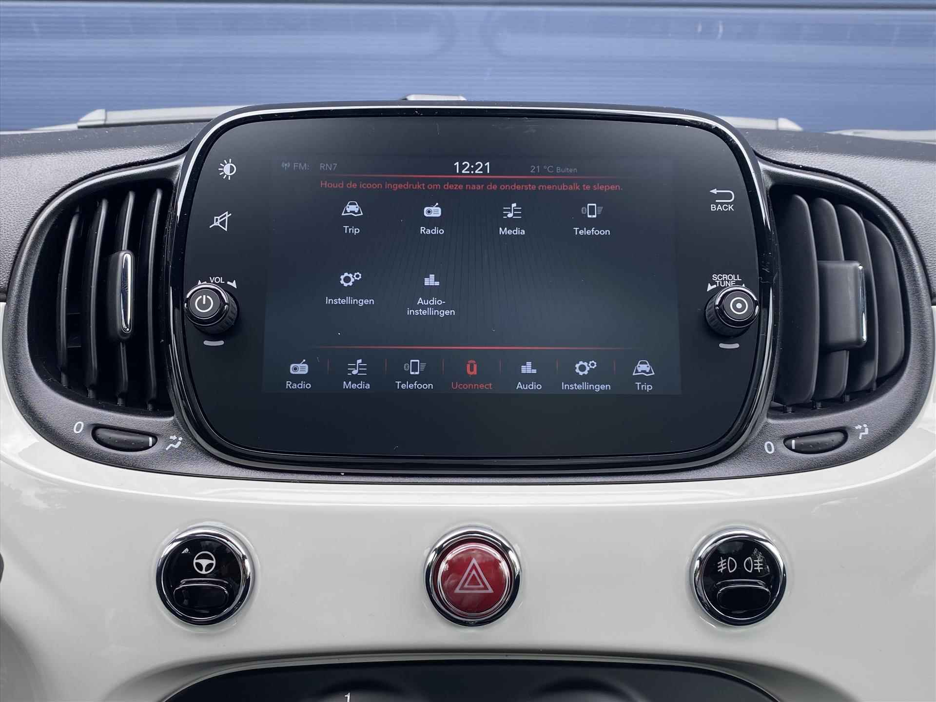 Fiat 500 1.0 70pk Dolcevita Finale Hybrid | Panorama Dak | Cruise Control | Parkeersensoren Achter | AppleCarplay/AndroidAuto | Uit voorraad leverbaar! - 19/33