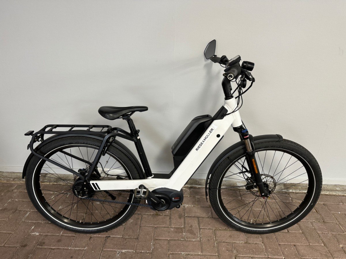 Riese & Müller Nevo GT Vario HS 1000Wh 2024 45KM Dames Wit 53cm M 2024