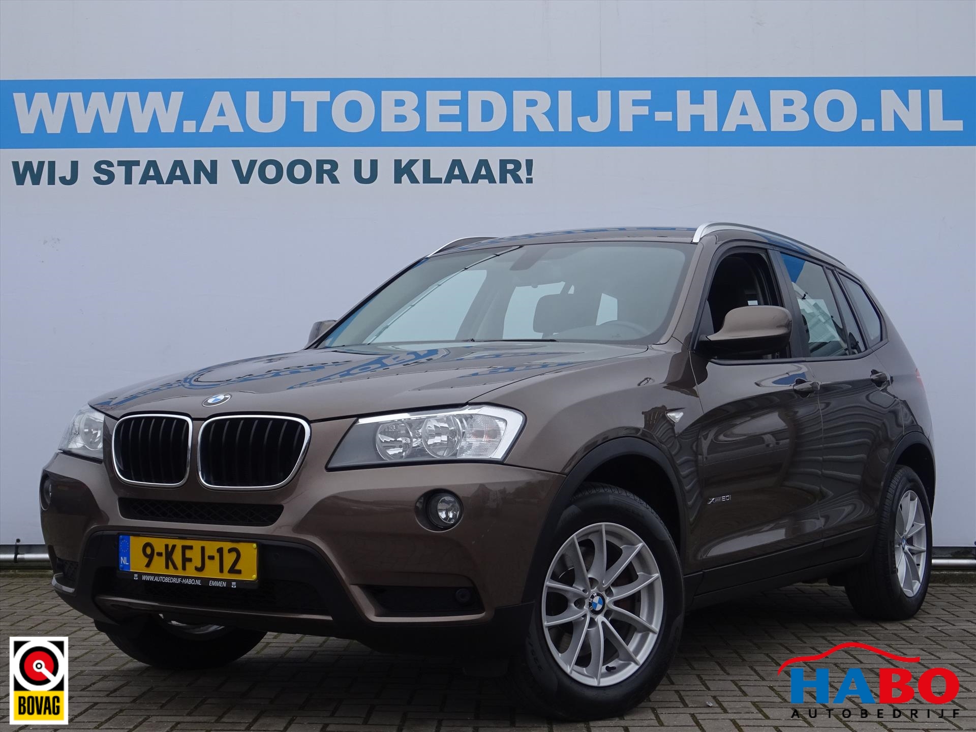 BMW X3 2.0 X-DRIVE EXECUTIVE ECC/CRUISE/NAV/REGEN.SENS/PARK.SENS/AFN.TREKHAAK/2000KG.TREKGEWICHT