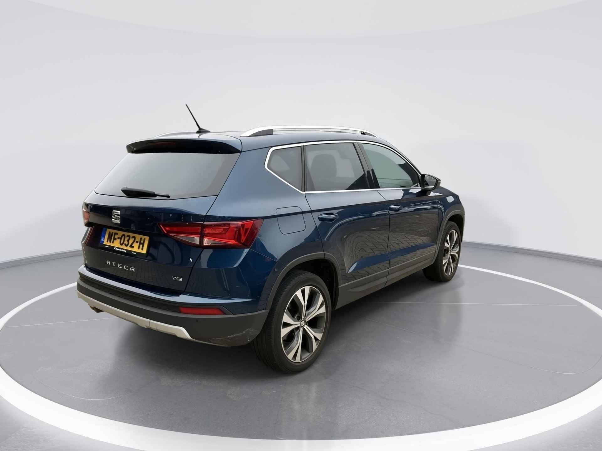 SEAT Ateca 1.4 EcoTSI 150pk Xcellence · Panoramadak · Camera · Keyless · Inklap. Trekhaak · Stoelverwarming · 18"Velgen · Navigatie · Apple/Android Car Play · - 4/8