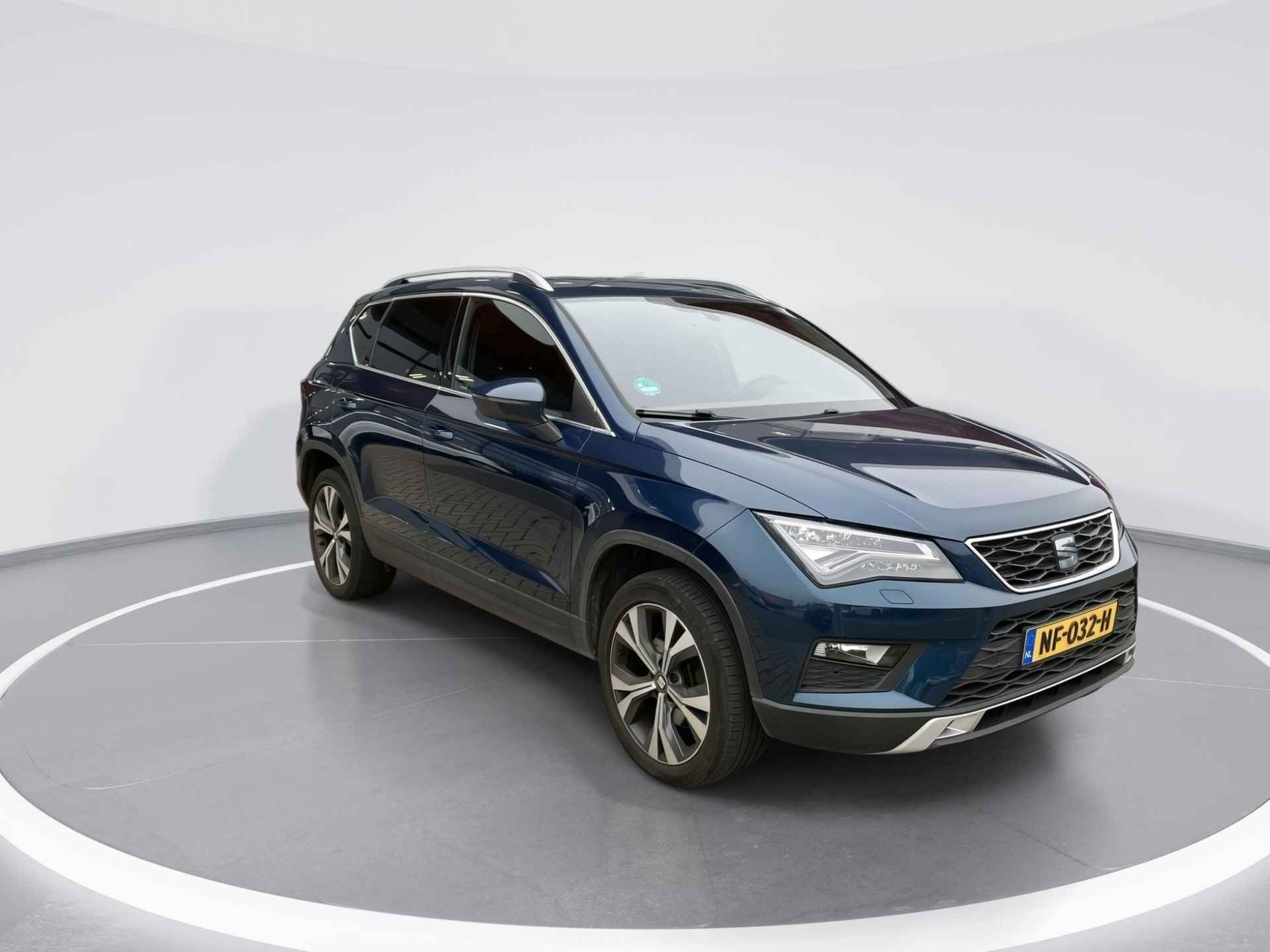 SEAT Ateca 1.4 EcoTSI 150pk Xcellence · Panoramadak · Camera · Keyless · Inklap. Trekhaak · Stoelverwarming · 18"Velgen · Navigatie · Apple/Android Car Play · - 5/8