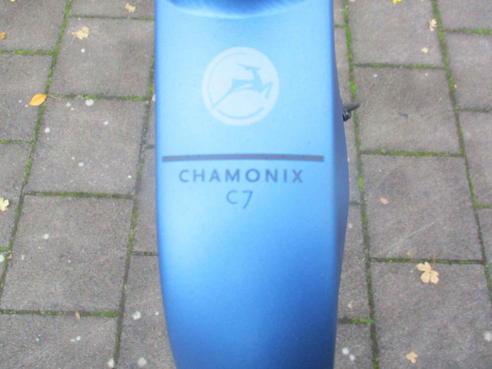 GAZELLE Chamonix C7 HMS ( 630 wh accu ) Dames Spark Blue Mat 53cm 2023 - 6/13