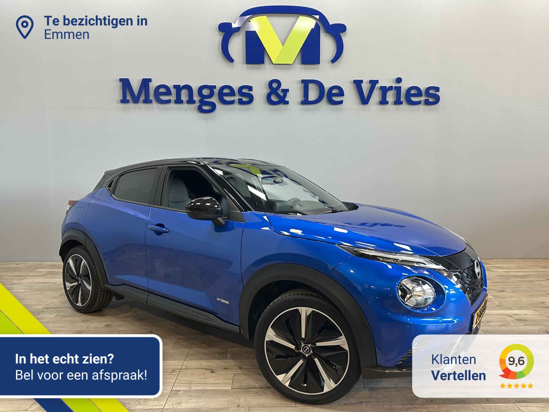 Nissan Juke 1.6 Hybrid N-Design Airco ECC | LED | Trekhaak | 19" Velgen | Camera | DAB | Cruise Control | Apple Carplay Android Auto | Isofix |