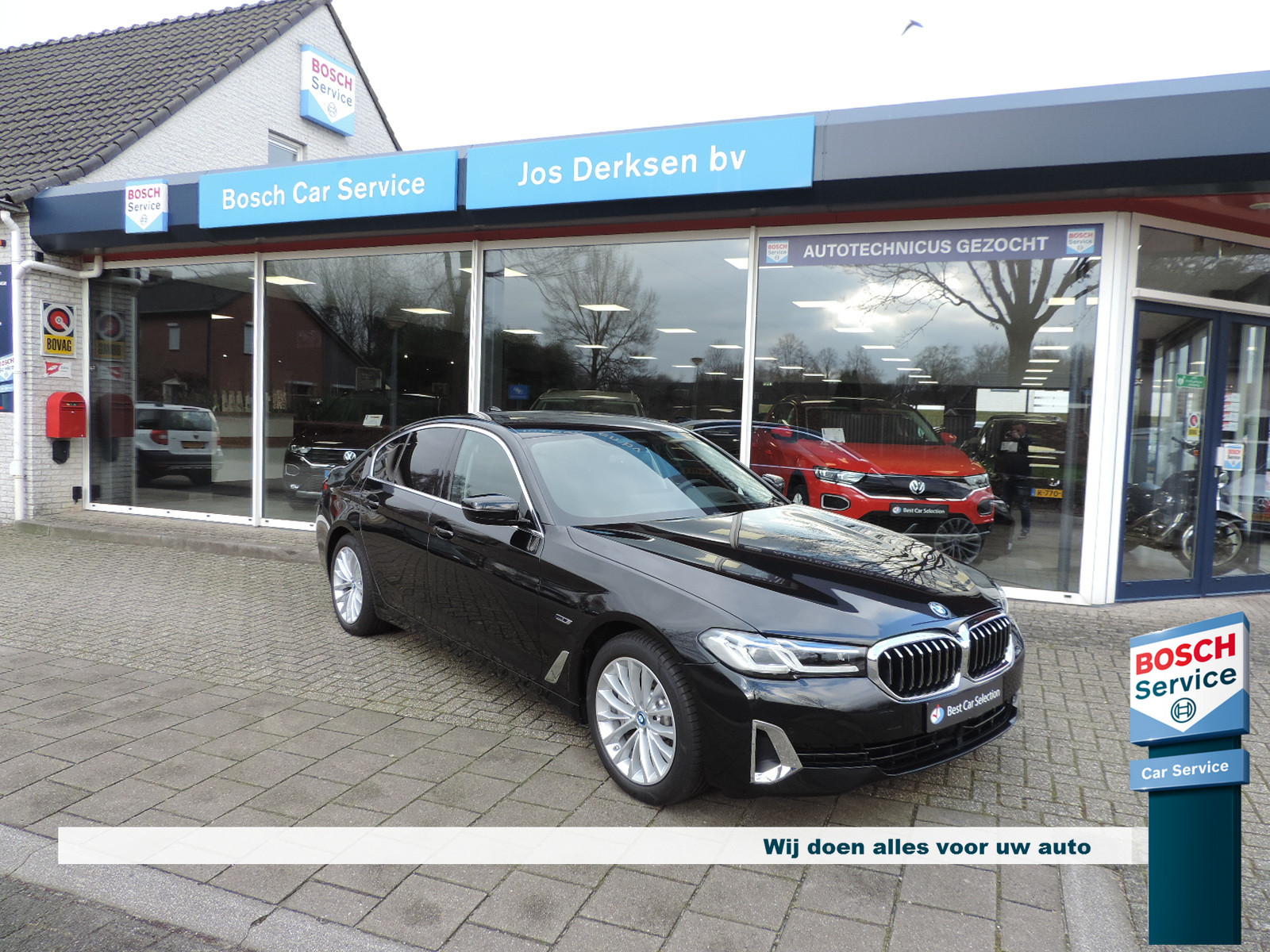 BMW 5 Serie 530e Business Edition Plus Luxery - Laserlicht | Head-up | Leer |  Driv. Ass. Prof. | Elek. stoelen/stuur/klep bij viaBOVAG.nl