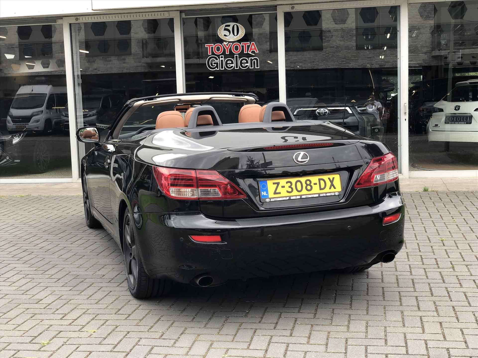 Lexus Is 250 Cabriolet Luxury | Leer, Geheugenfunctie, Stoelverwarming, Keyless, Navigatie, Cruise control, Climate control - 35/40