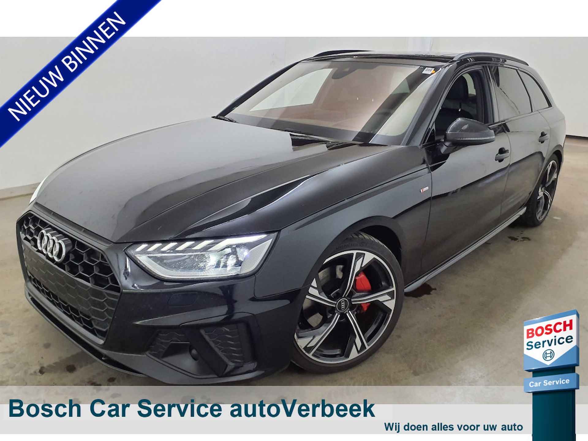 Audi A4 Avant 40 TFSI quattro S edition | Dealeronderhouden! | Matrix LED | B&O | HuD | Pano | Trekhaak | Ass. Tour & City | Sportonderstel Adaptieve dempers | Spiegel pakket | Phonebox | Nw.prijs € 74.251,- - 1/30