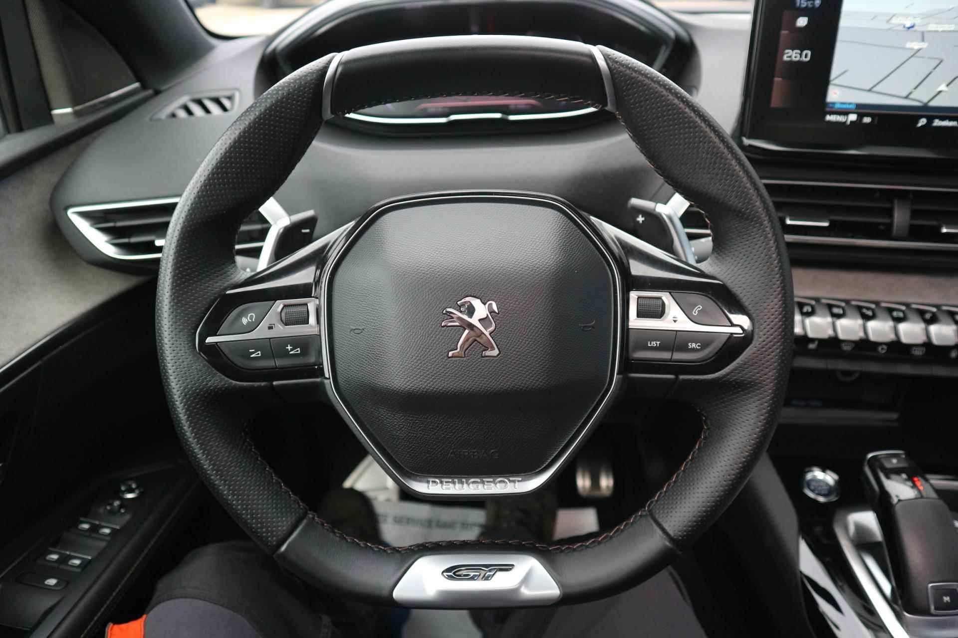 Peugeot 3008 1.2 PureTech GT AUTOMAAT ALCANTARA PANORAMADAK FOCAL CAMERA V+A NACHTZICHT MASSAGE RIJKLKAAPRIJS!! - 22/50