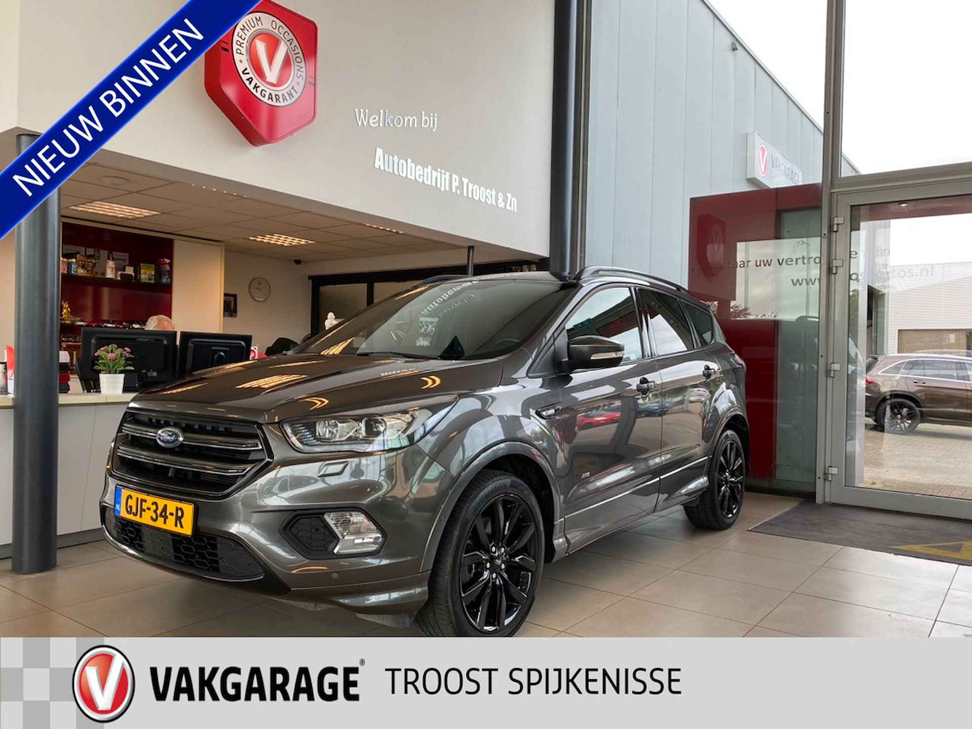 Ford Kuga 1.5 EcoBoost,Automaat,4X4,Navigatie,Achteruitrijcamera,Trekhaak,A&V Sensoren,Keyless Entry,Leder/Alcantara Bekleding,Stoel&Stuur - 1/28