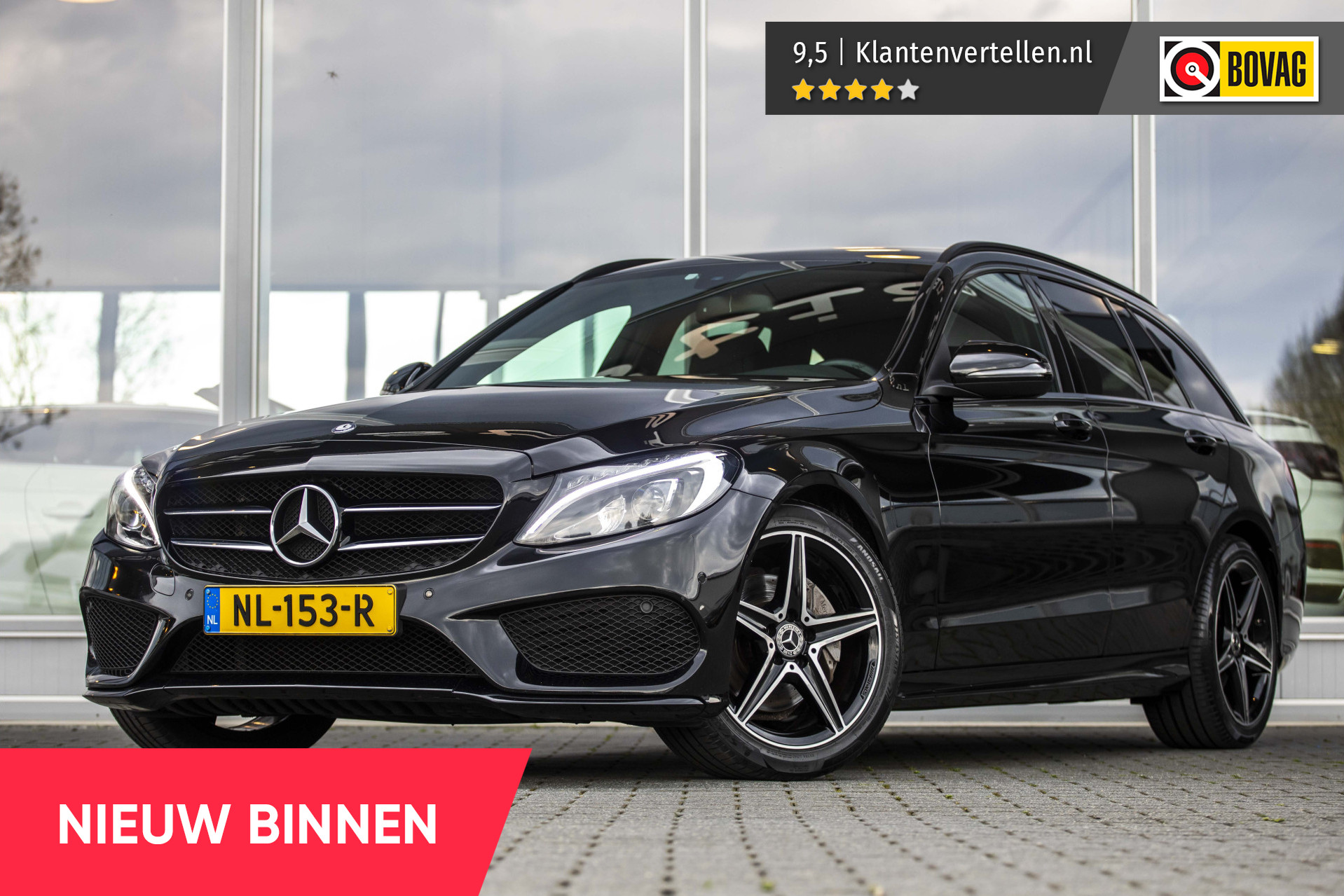 Mercedes-Benz C-Klasse Estate 180 CDI AMG Sport Edition | NL Auto | Trekhaak | Volleder | Burmester | bij viaBOVAG.nl