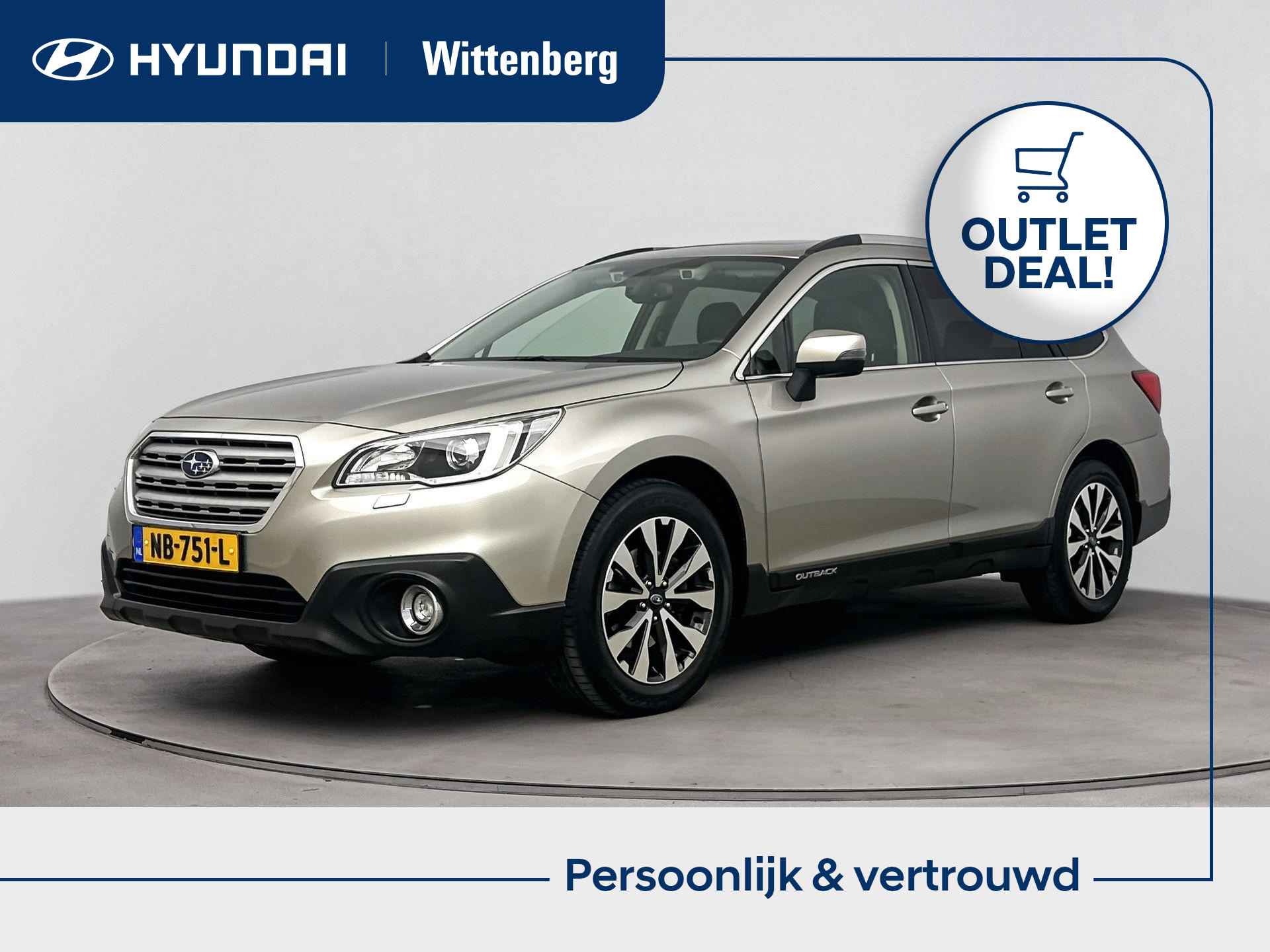 Subaru Outback 2.5i AWD Premium Aut. | MAART DEAL! | Leer | Schuifdak | Trekhaak | Trekgewicht 2100kg | EyeSight  | Adaptive cruise |