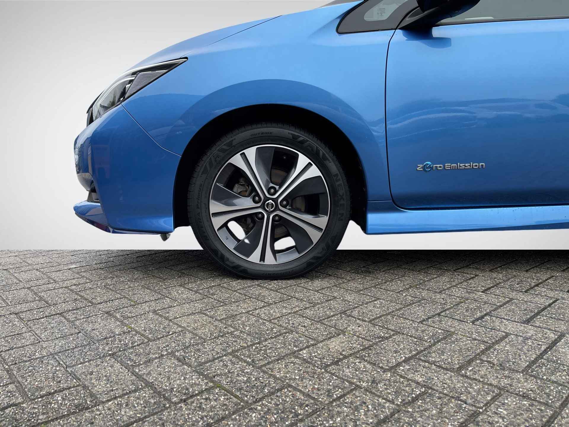 Nissan LEAF e+ Tekna 62 kWh | Adapt. Cruise Control | BOSE Audio | Stuur- + Stoelverwarming | Leder/Alcantara | Apple Carplay/Android Auto | Rijklaarprijs! - 7/27