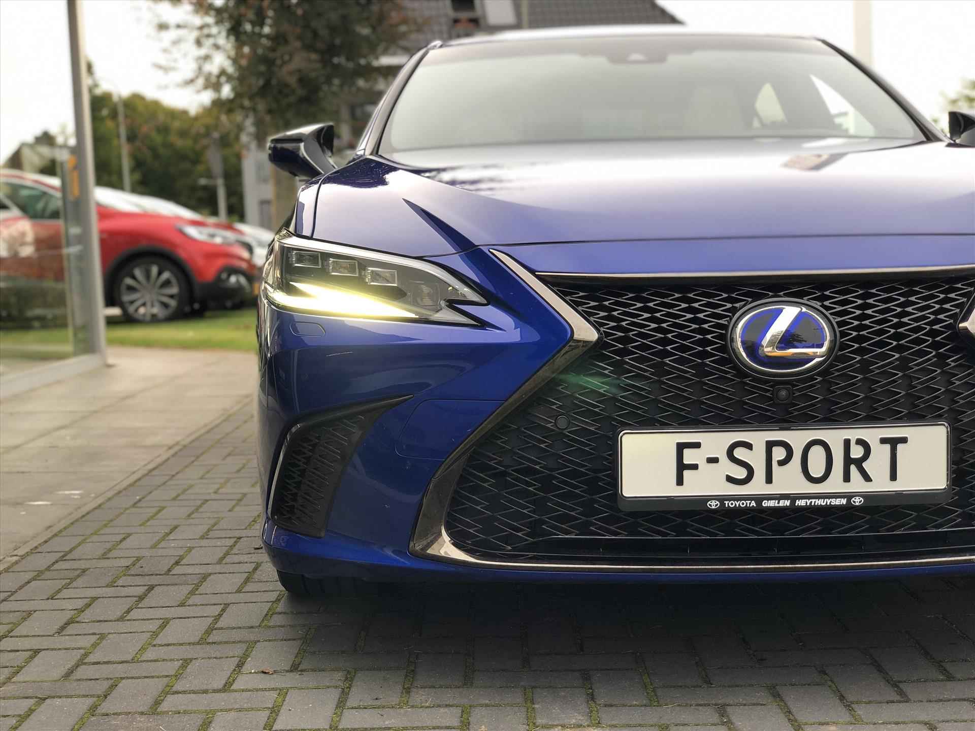 Lexus Es 300h F Sport Line | Schuifdak, Mark Levinson, HUD, Leer, Stoelventilatie, 360 graden camera, Dodehoekherkenning, Eerste eigenaar, BTW auto - 12/43