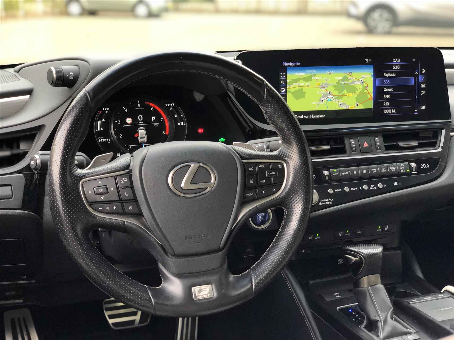 Lexus Es 300h F Sport Line | Schuifdak, Mark Levinson, HUD, Leer, Stoelventilatie, 360 graden camera, Dodehoekherkenning, Eerste eigenaar, BTW auto - 24/43