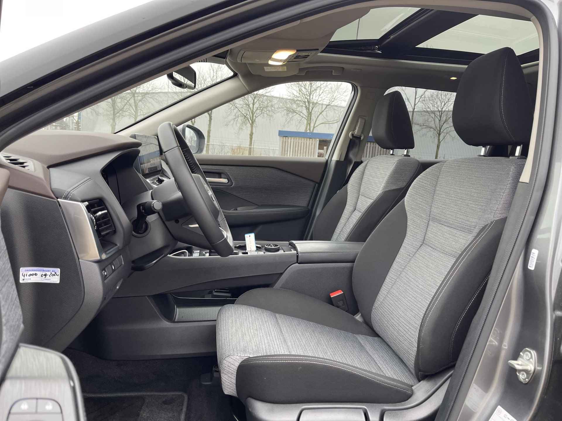 Nissan X-Trail 1.5 e-4orce N-Connecta 4WD 7p. Lounge Pack / PRIJS = RIJKLAAR! / Panoramadak | Adapt. Cruise Control | 360° Camera | Dodehoek | Apple Carplay/Android Auto - 9/25