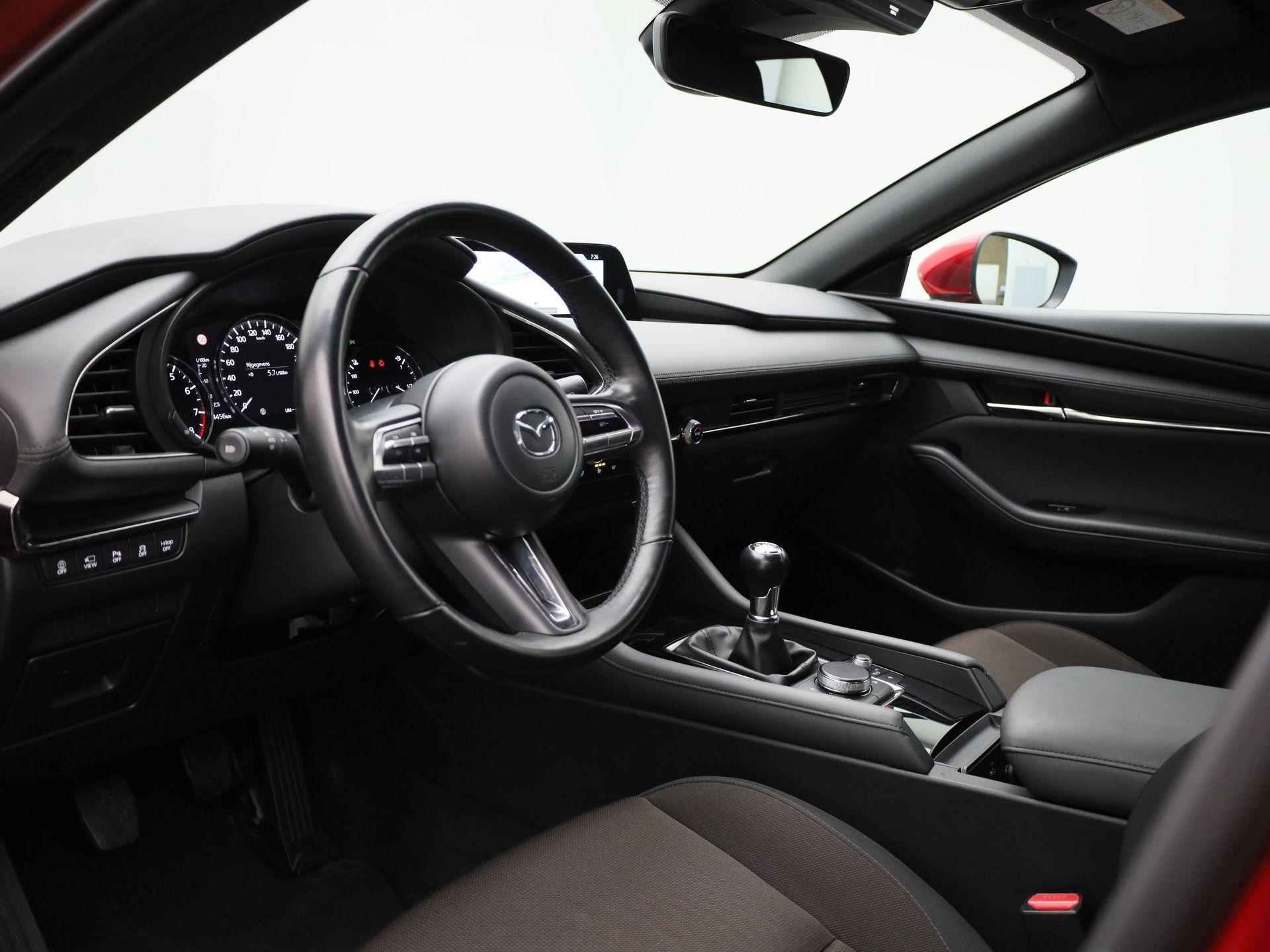 Mazda 3 2.0 e-SkyActiv-X M Hybrid 186 Comfort | Camera | Navigatie | Stoelverwarming + Stuurverwarming | Head Up Display | - 29/38