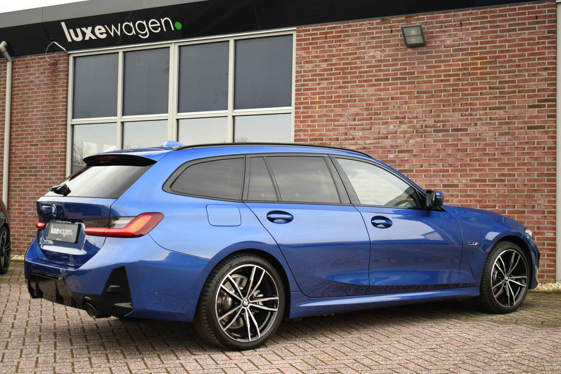 BMW 3 Serie Touring 330e M-Sport Pano Trekh ACC 360 H/K HUD 19inch El-zetel - 6/41