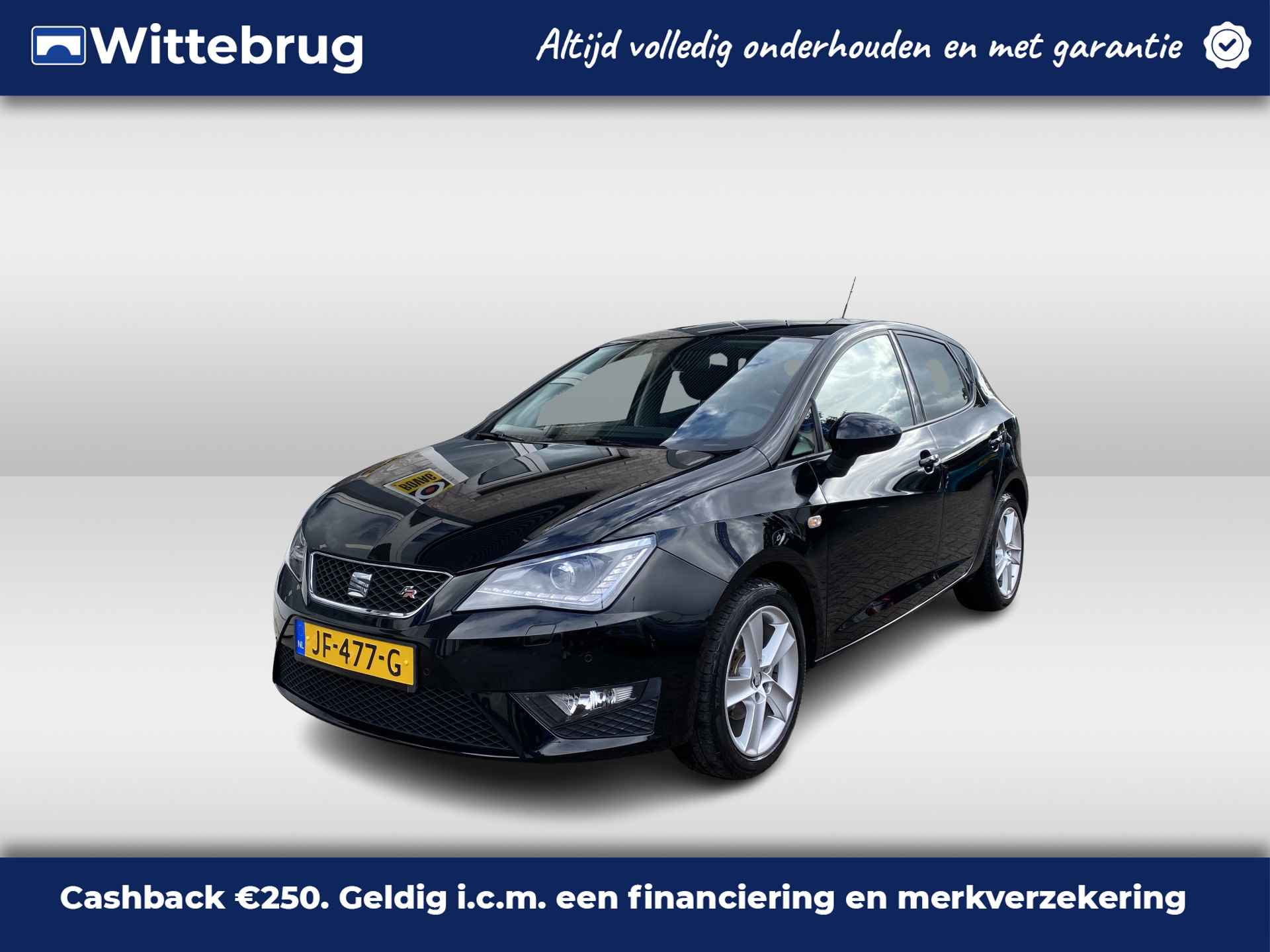 SEAT Ibiza 1.0 TSI FR / 5 DEURS/ PARK. SENSOREN/ CRUISE/ STOEL VERWARM./ APP CONNECT/ NAVI/ CLIMA/ DAB/ - 1/37