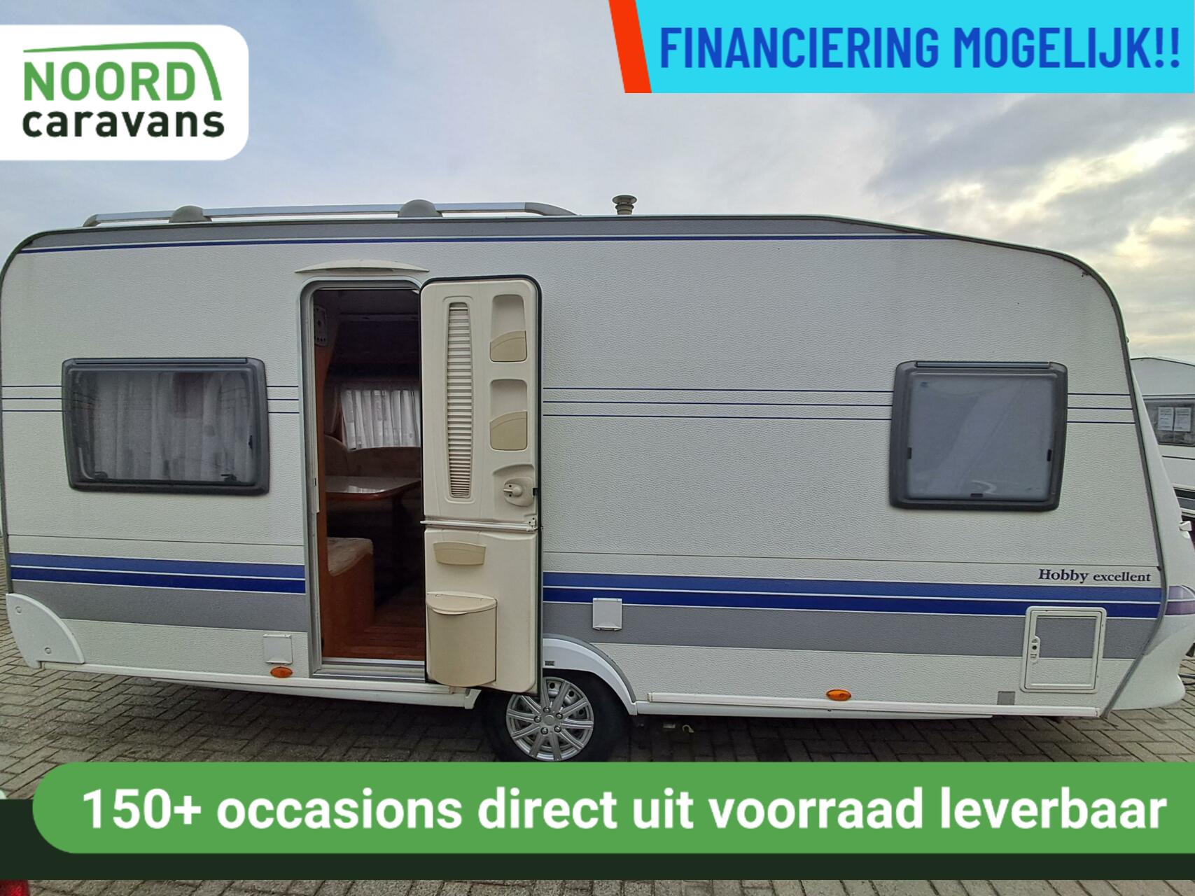 HOBBY EXCELLENT 495 UFE VOORTENT + MOVER + FRANSBED + DOUCHE