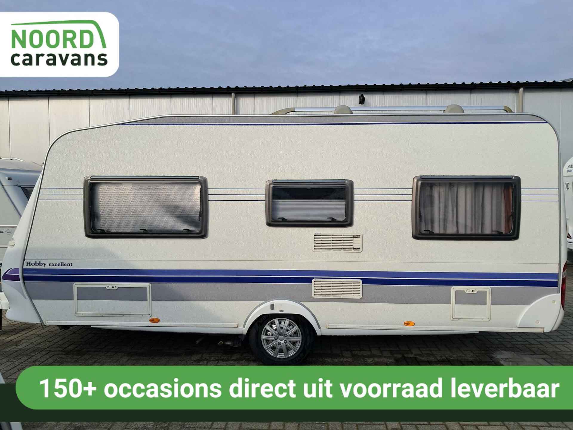 HOBBY EXCELLENT 495 UFE VOORTENT + MOVER + FRANSBED + DOUCHE - 2/23