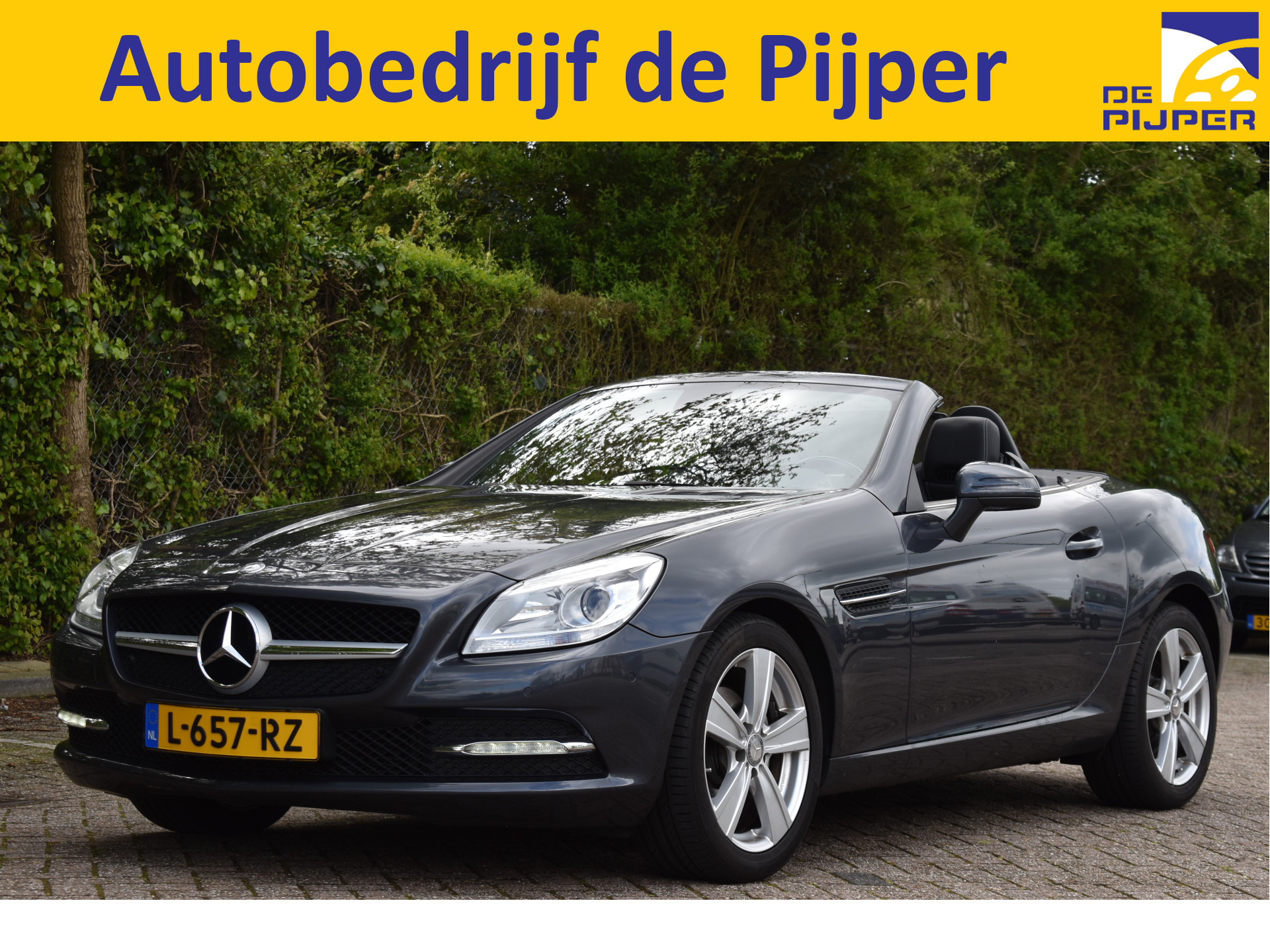 Mercedes-Benz SLK 200 | Onderh.historie | Panodak | Leder | Stoel- & nekverwarming | Navi | Cruise Contr | PDC v+a bij viaBOVAG.nl