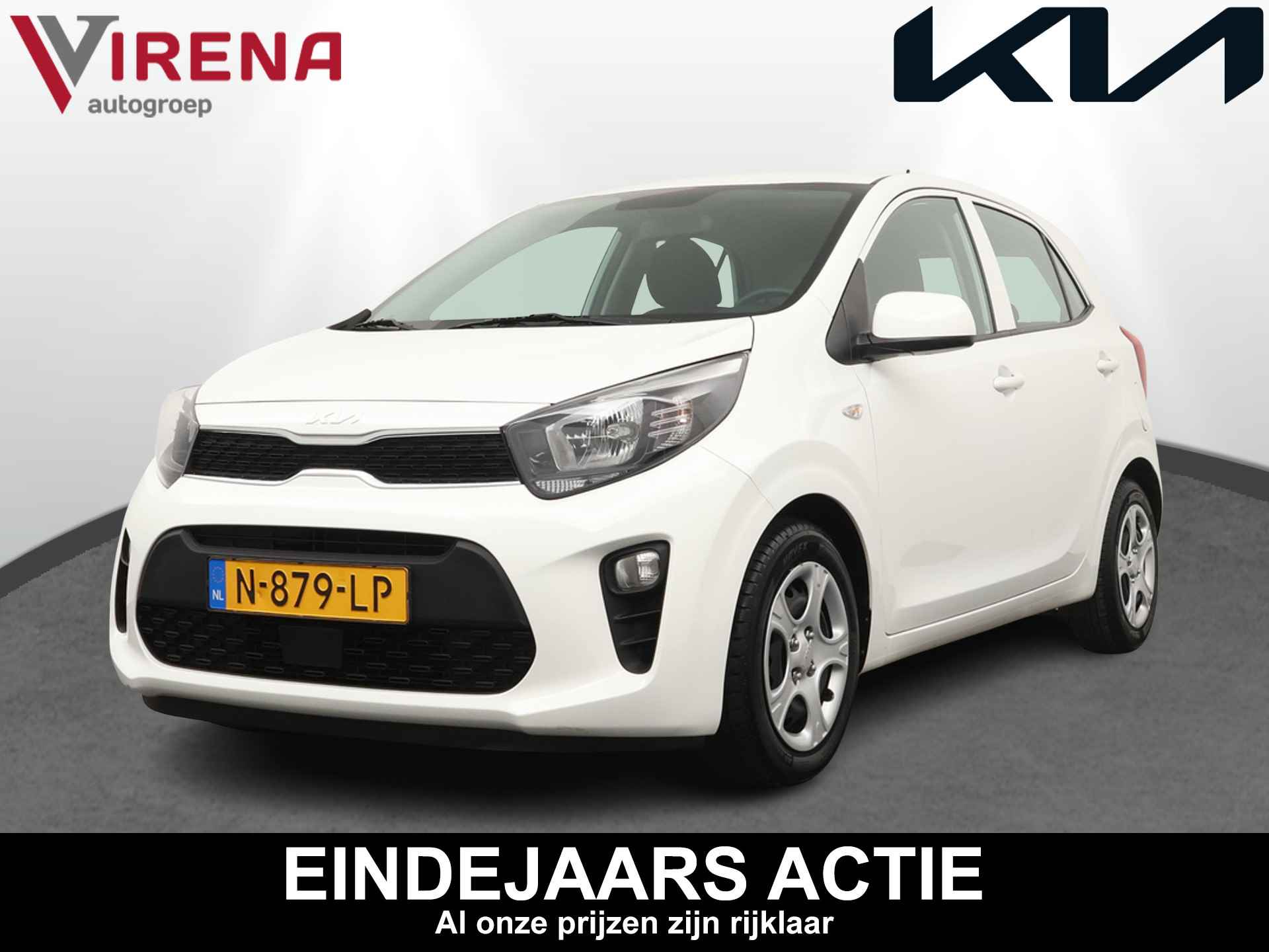 Kia Picanto 1.0 DPi ComfortLine 5p - Bluetooth - DAB Radio - Cruise control - Electrische ramen - Multifunctioneel stuurwiel - Fabrieksgarantie 11-2028 - 1/42