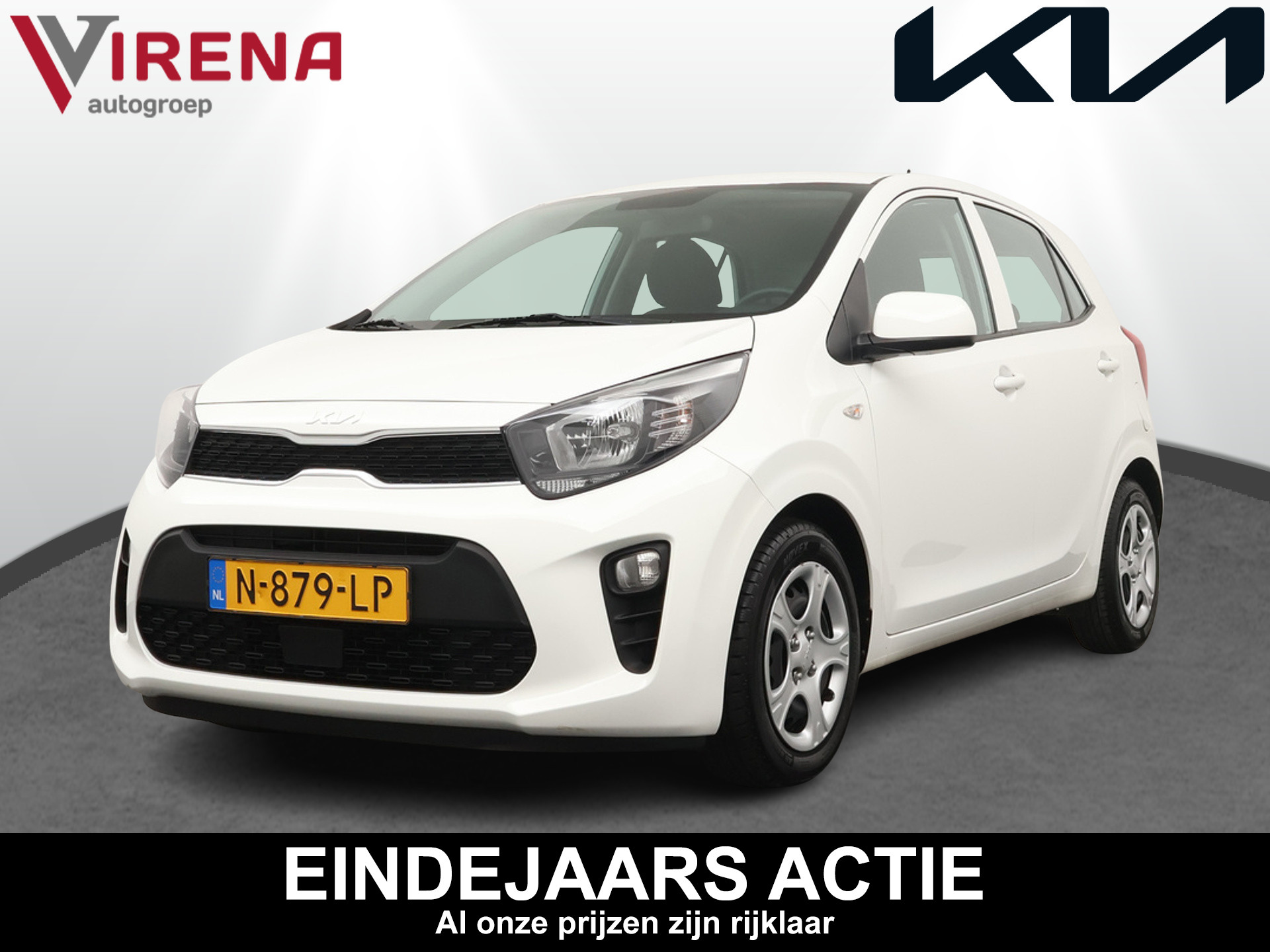 Kia Picanto 1.0 DPi ComfortLine 5p - Bluetooth - DAB Radio - Cruise control - Electrische ramen - Multifunctioneel stuurwiel - Fabrieksgarantie 11-2028