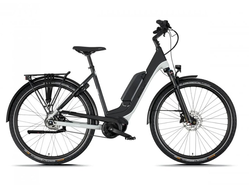 Advanced Ebike Das Original Trekking Plus 500Wh Beltdrive Lage instap Black - Grey Matt 45cm 2023