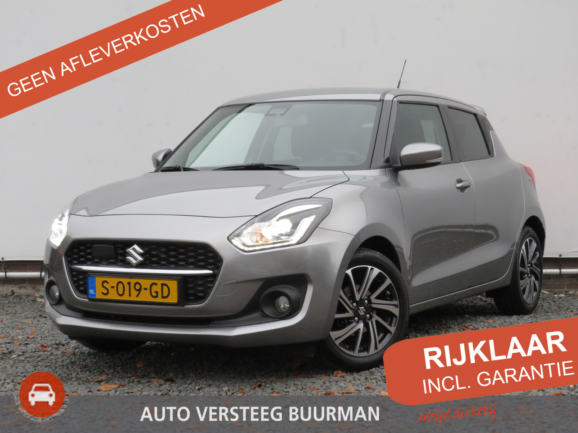 Suzuki Swift 1.2 Style/Stijl Smart Hybrid, Achterspoiler, Keyless, Navigatie, Airco, Stoelverwarming, Adaptieve CruiseControl,