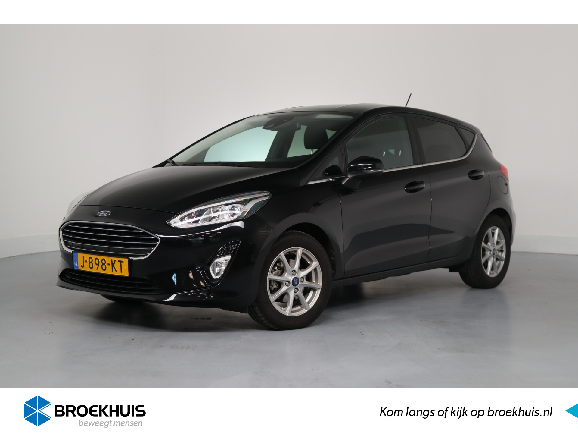 Ford Fiesta 1.0 EcoBoost 125PK Hybrid Titanium | Navigatie | Climate Control | Cruise control | AppleCarplay & Android Auto | Lichtmetaal |