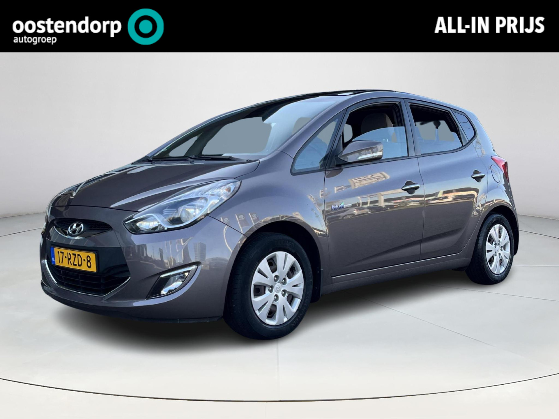 Hyundai ix20 1.6i i-Motion | Rijklaarprijs! |  Schuif-/ kanteldak | Airco | Hoge zit | Trekhaak 1300 kg! | Parkeersensoren achter |Inclusief 12 mnd Bovag-Garantie! |