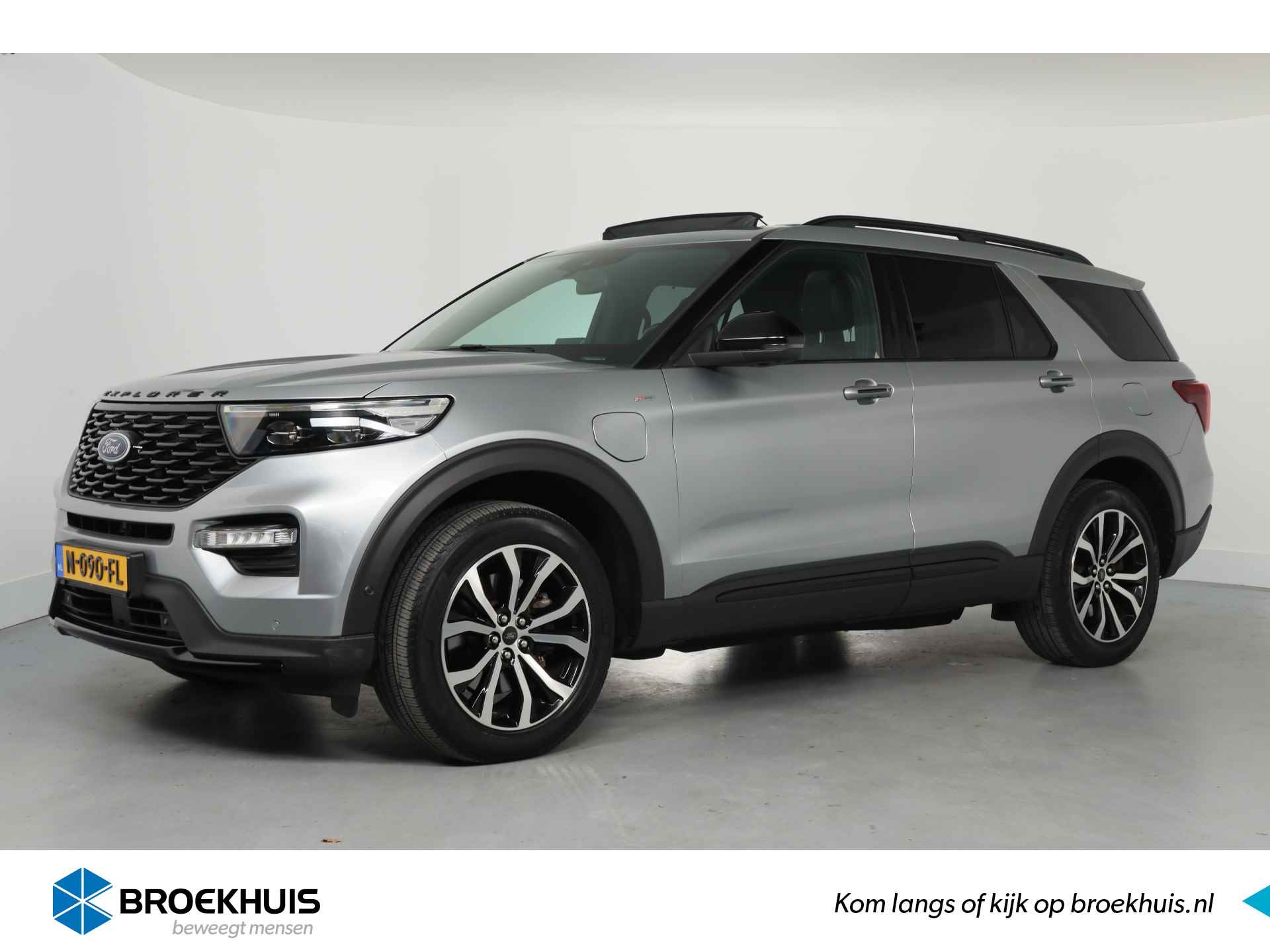 Ford Explorer 3.0 V6 EcoBoost PHEV ST-Line | Navi | Memory Zetels | B&O Audio | Open Dak | Leder | Cruise Adaptive | Clima | Winterpack | Full - 1/44