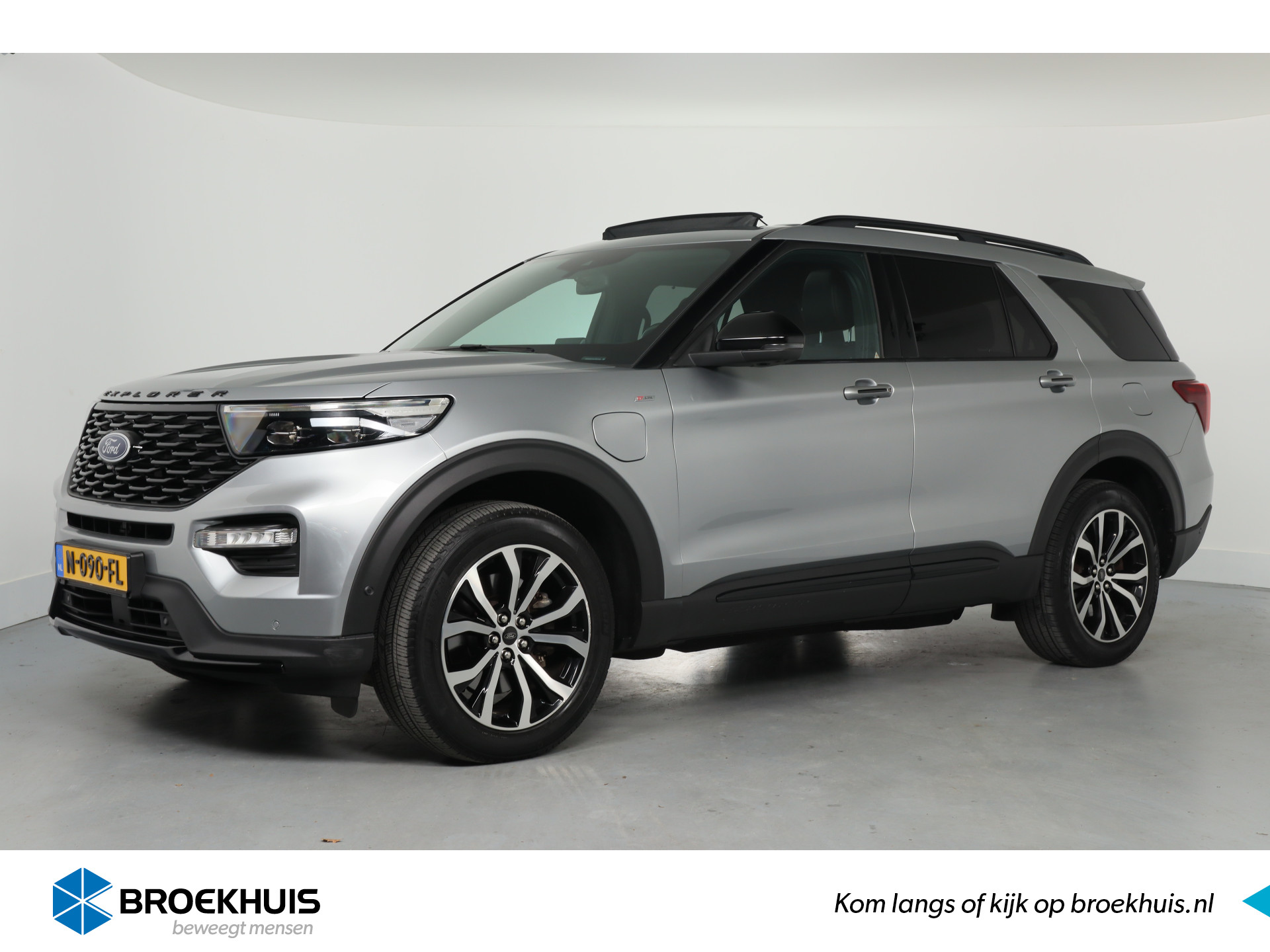 Ford Explorer 3.0 V6 EcoBoost PHEV ST-Line | Navi | Memory Zetels | B&O Audio | Open Dak | Leder | Cruise Adaptive | Clima | Winterpack | Full