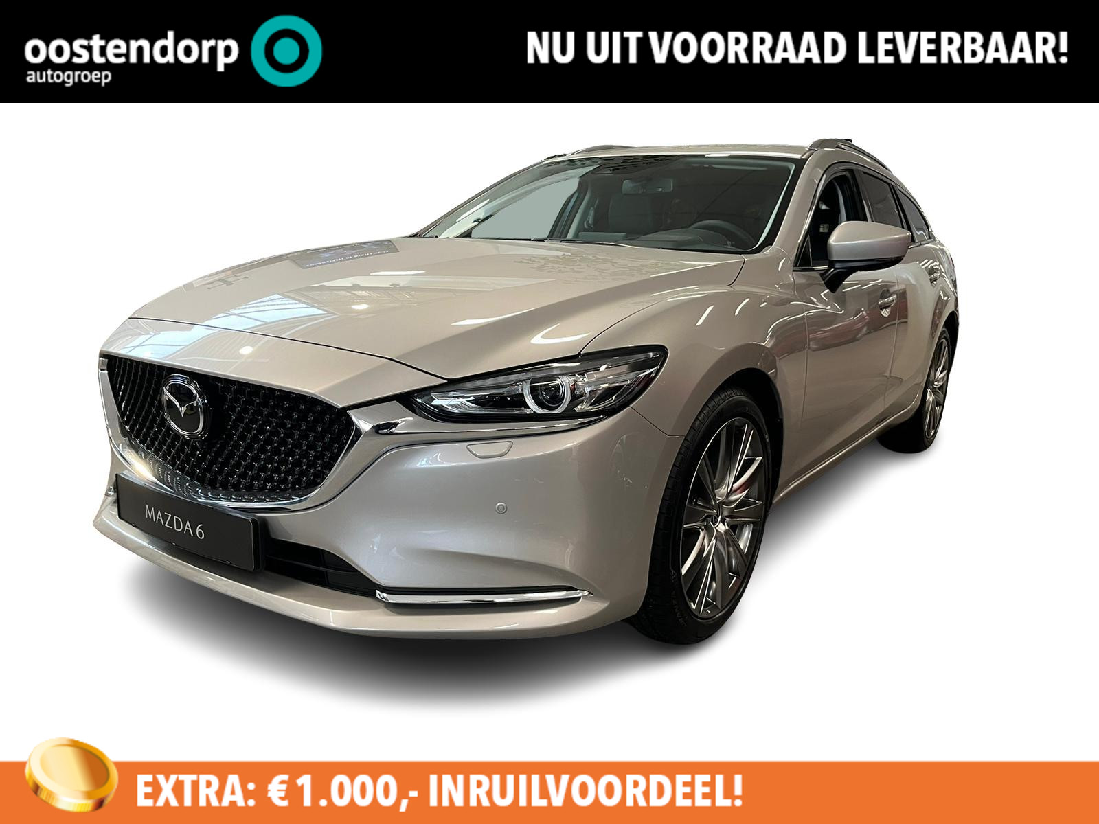 Mazda 6 Sportbreak 2.0 SkyActiv-G 165 Exclusive-Line | Comfort pack | € 10.700,- Voorraad Voordeel |