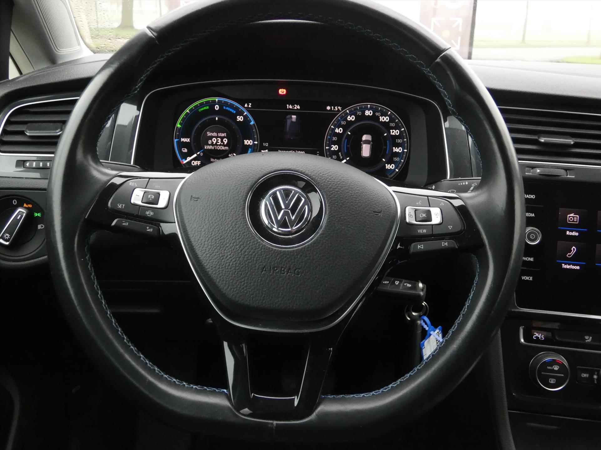 VOLKSWAGEN e-Golf e-Golf 136pk 5D E-DITION | DynAudio | Camera | Virtual | 17"inch | Carplay | - 15/44