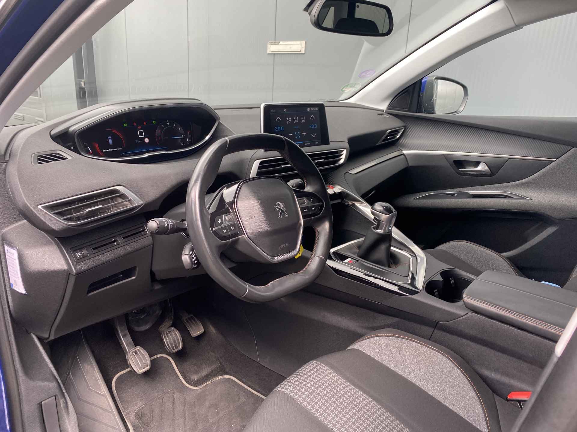 Peugeot 3008 1.2 130pk Active | Led | Climate | Carplay | Navigatie | 17" Lichtmetaal | Parkeersensoren | Cruisecontrol | Afn. Trekhaak | Get - 14/28