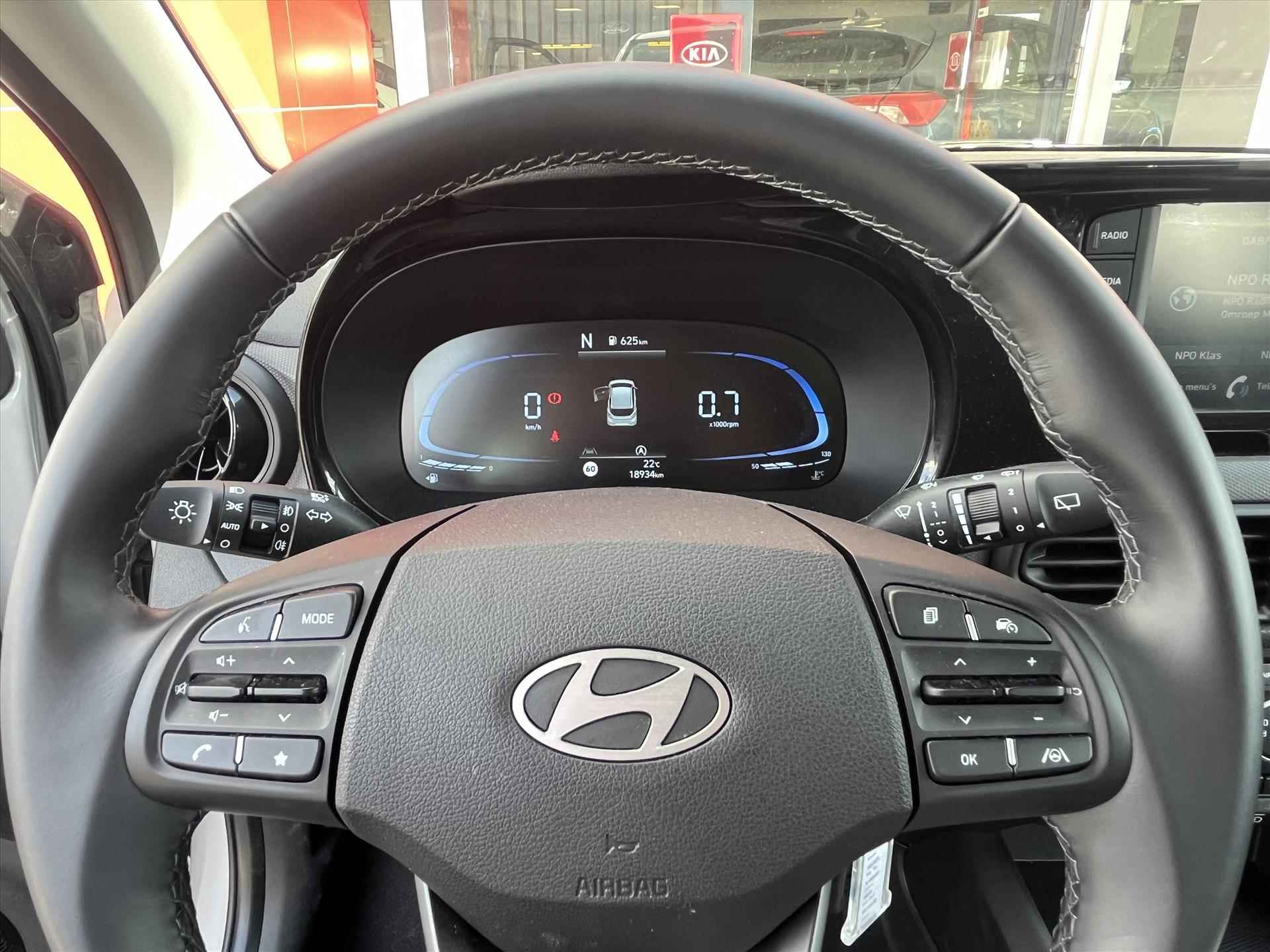 HYUNDAI I10 1.0i 67pk Aut Comfort Automaat | Airconditioning | Navigatie via Apple Carplay/ Android | Cruise control | - 16/26