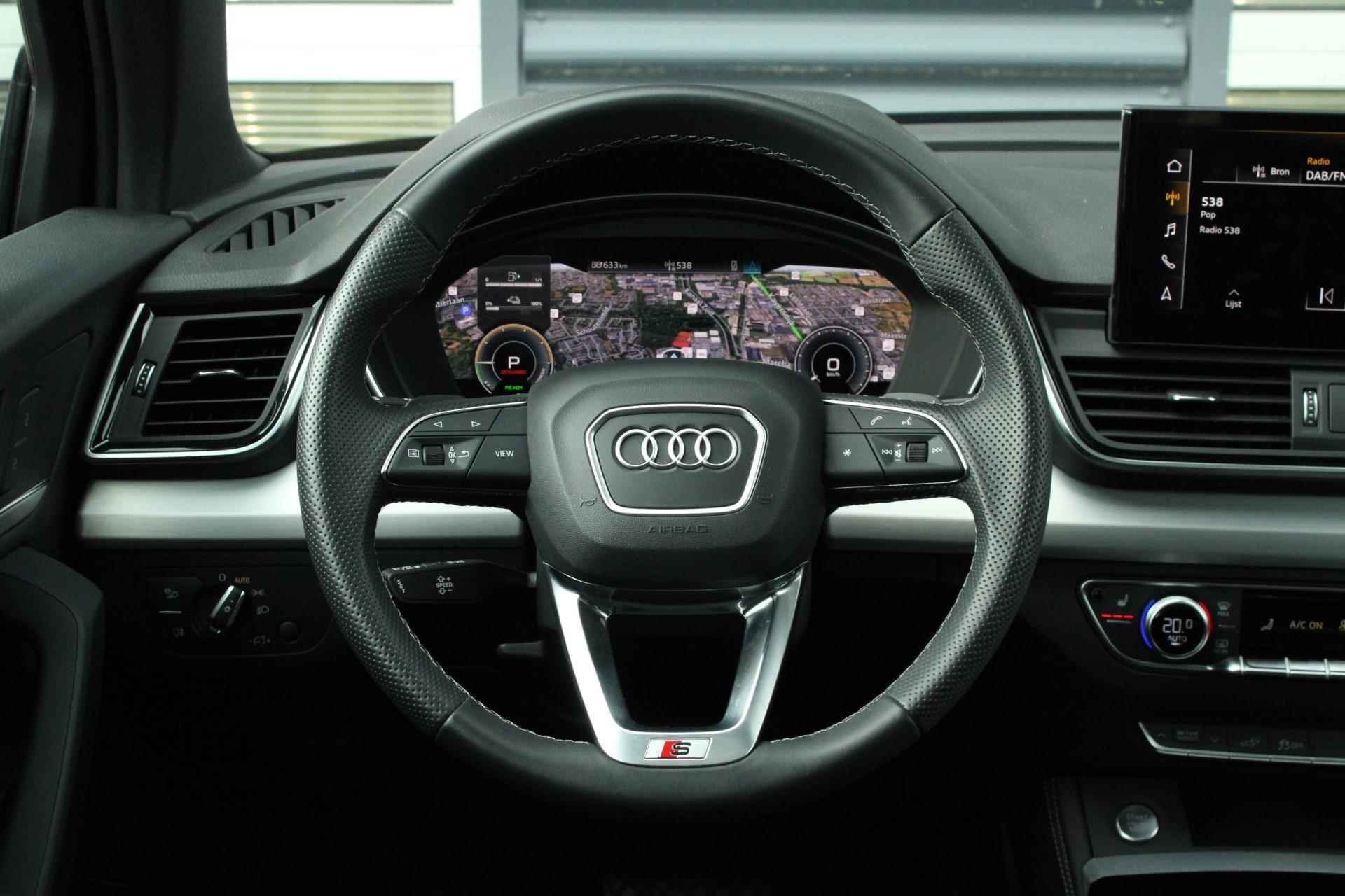 Audi Q5 55 TFSI e 367pk S edition | Panoramadak | Sportstoelen | Matrix LED | Apple Carplay/Android Auto | S-Line | NFC Lader - 48/68