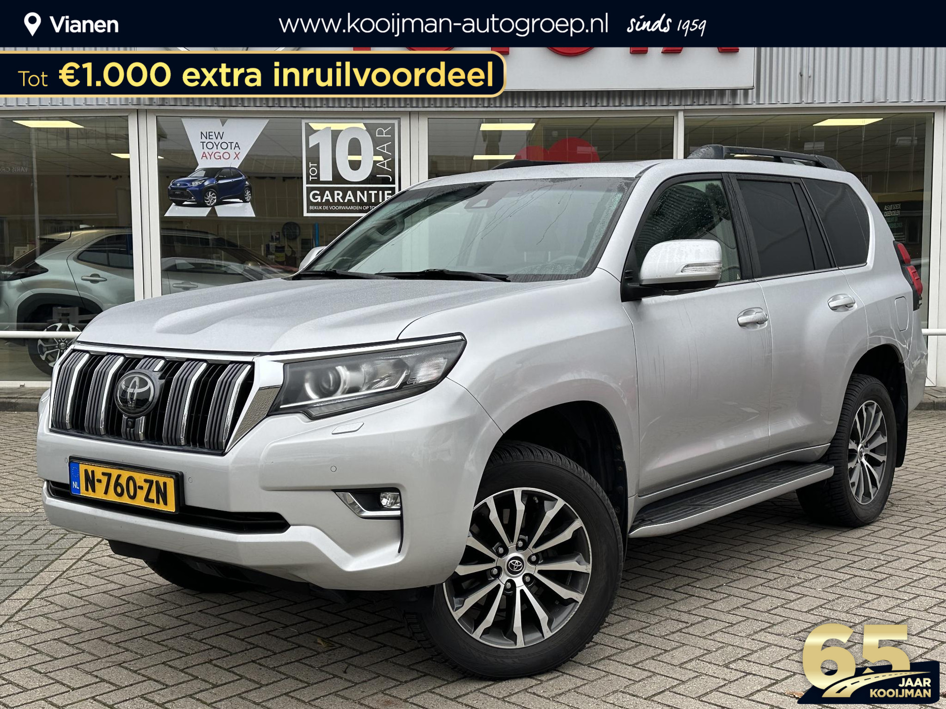 Toyota Land Cruiser 2.8 D-4D Executive 7p. , 3500KG Trekgewicht, Luchtvering, Bomvol met opties!