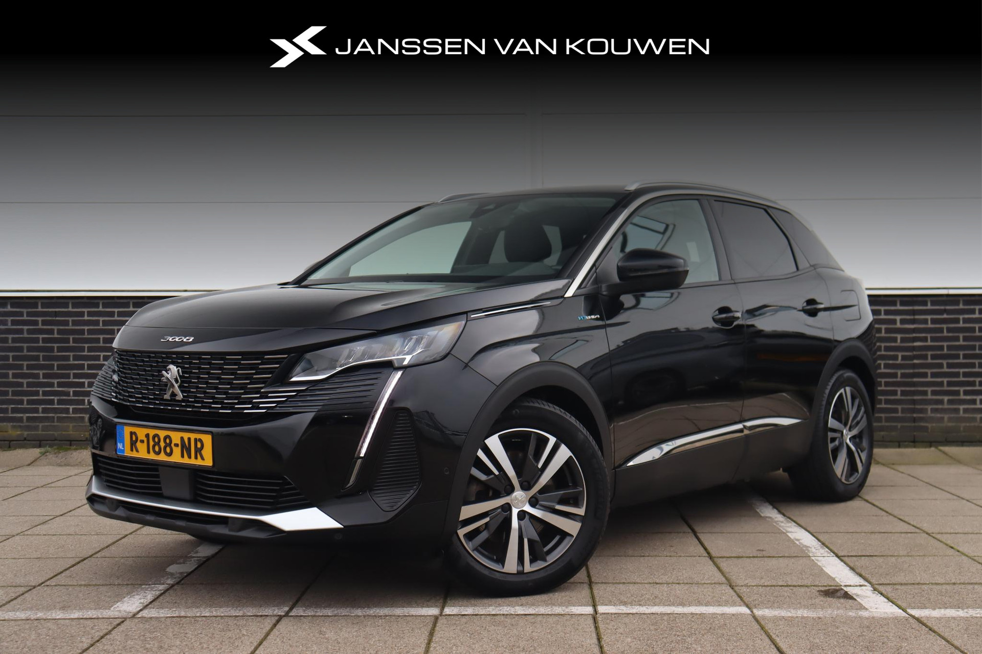 Peugeot 3008 1.6 HYbrid4 300 Blue Lease GT Nappa Leder Stoelverwarming Navigatie