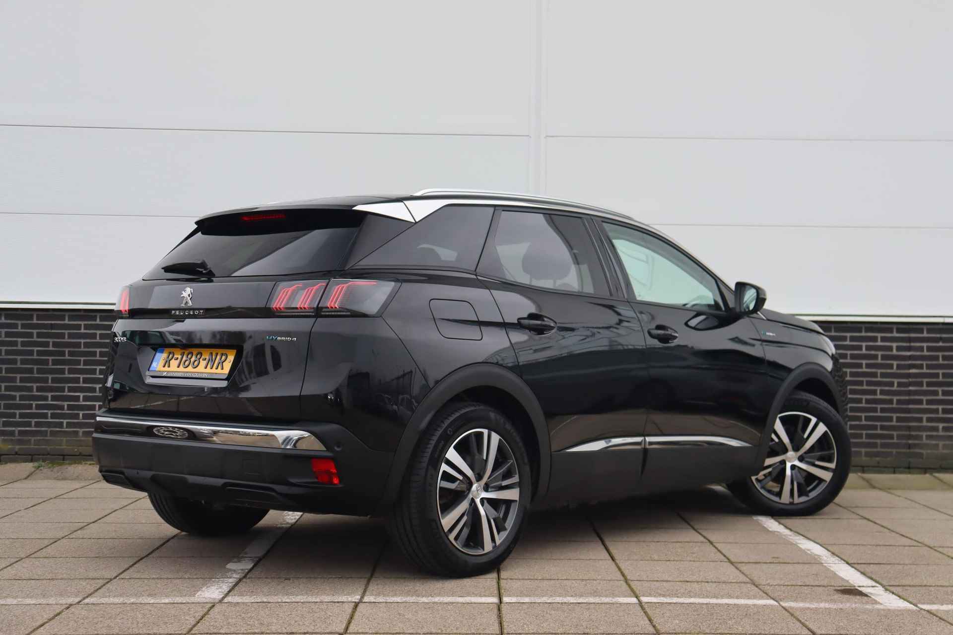 Peugeot 3008 1.6 HYbrid4 300 Blue Lease GT Nappa Leder Stoelverwarming Navigatie - 4/50