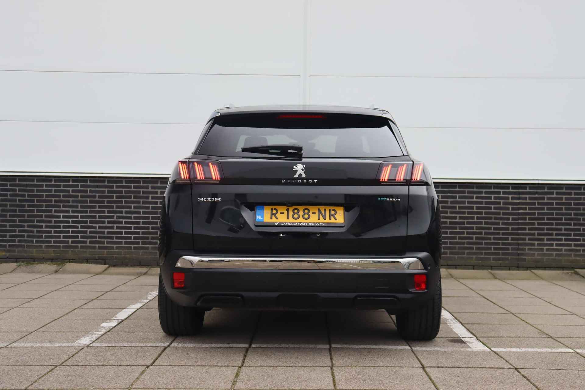 Peugeot 3008 1.6 HYbrid4 300 Blue Lease GT Nappa Leder Stoelverwarming Navigatie - 5/50