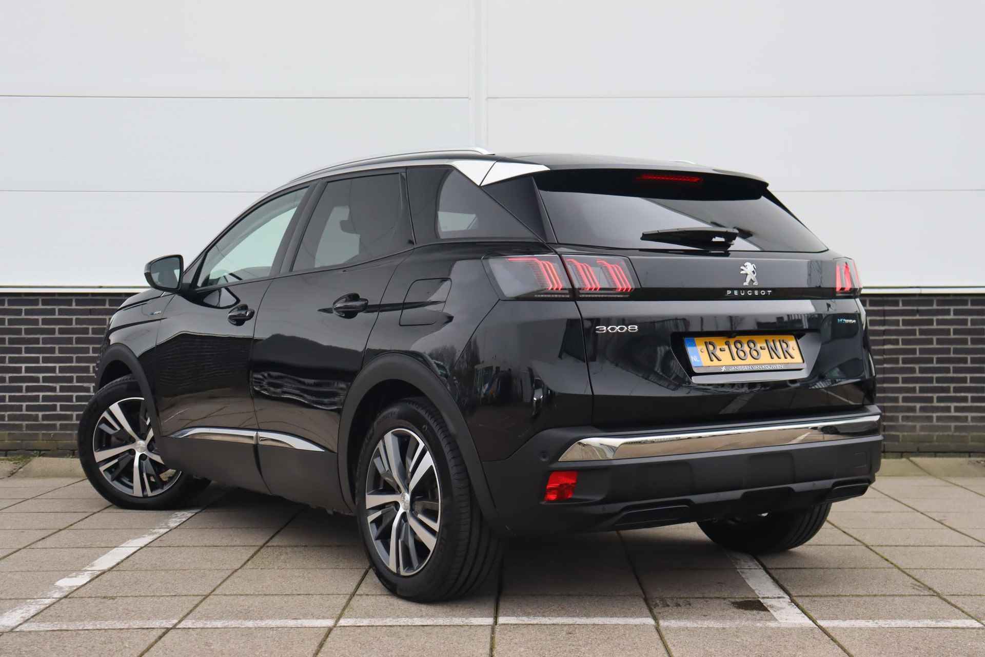 Peugeot 3008 1.6 HYbrid4 300 Blue Lease GT Nappa Leder Stoelverwarming Navigatie - 6/50