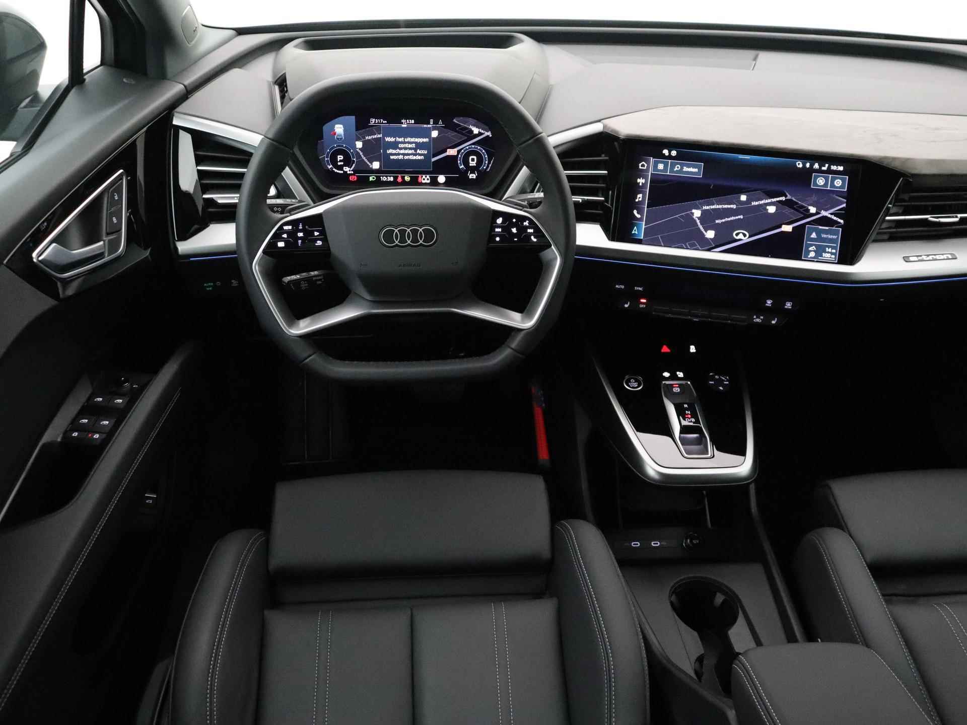 Audi Q4 e-tron 55 quattro Advanced edition 82 kWh | Navigatie | Pano.dak | Head-Up | Camera | LED | SONOS | Carplay | - 11/51