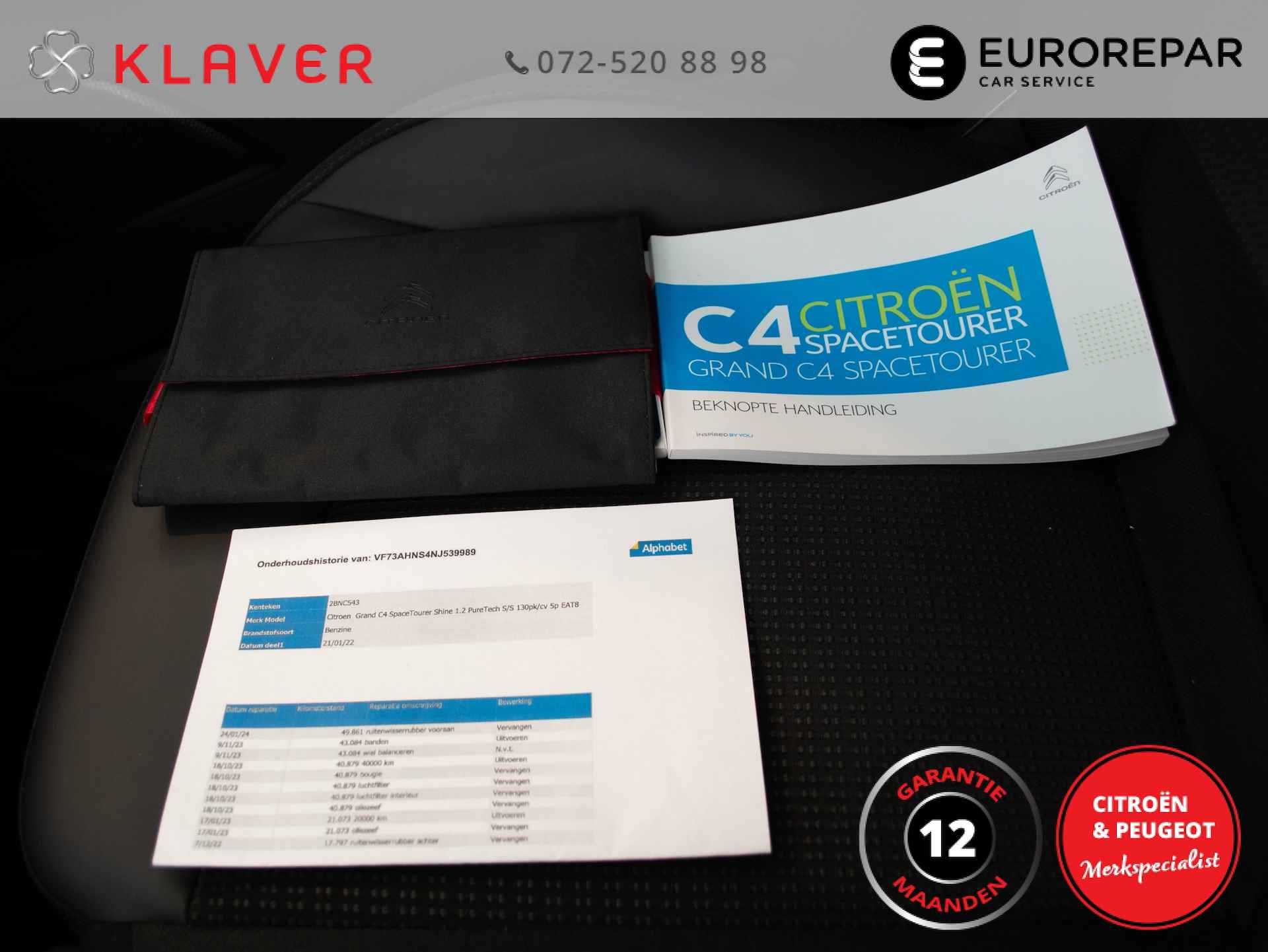 Citroen Grand C4 SpaceTourer 130PK Shine Automaat | Camera | 7 Pers | Dab+ | Navi | PDC v+a - 39/40