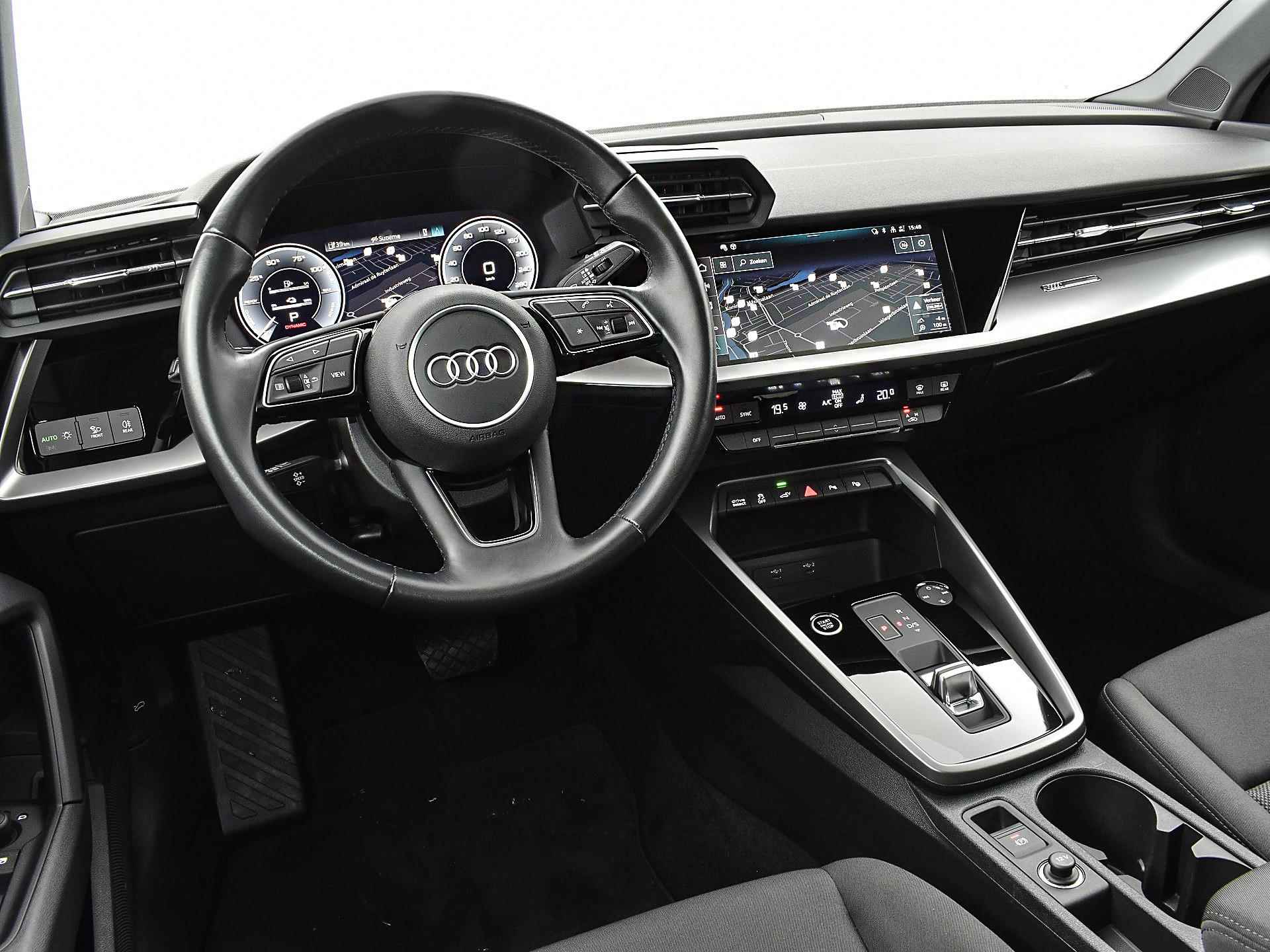 Audi A3 Sportback 40 TFSIe 204pk S-Tronic Business Edition | Panoramadak | Apple Car Play | Parkeerassistent | Elek. Achterklep | Cruise Control | P-Sensoren | Clima | 12 maanden BOVAG Garantie - 14/30