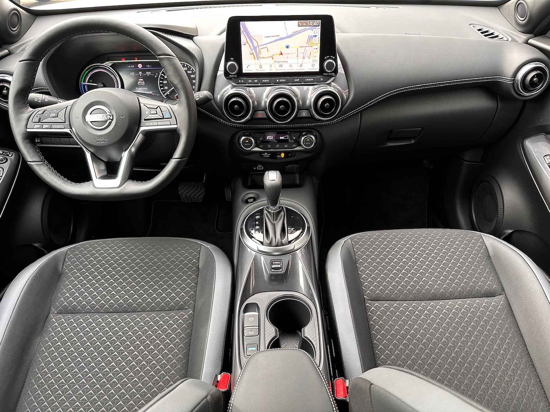Nissan Juke Hybrid 143pk N-Design | NIEUW | Technology Pack | Cold Pack | App Connect | Navigatie | Keyless - 27/34