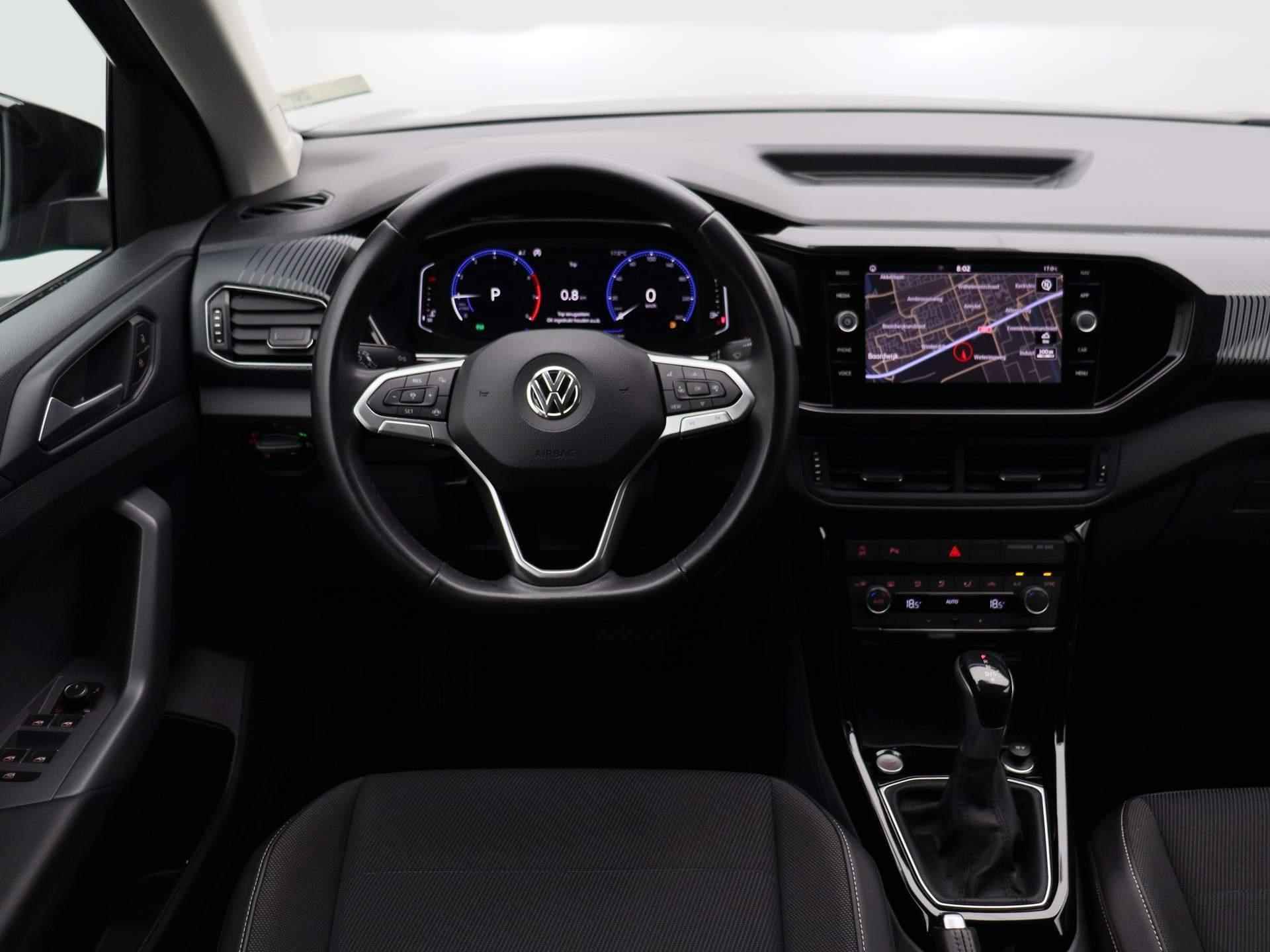 Volkswagen T-Cross 1.0 TSI Style 115PK automaat | Navigatie | Digitale cockpit | Led verlichting | 18 inch velgen | Parkeersensoren | Climate Control | App Connect | Elektrisch inklapbare spiegels | Draadloos opladen telefoon - 8/36