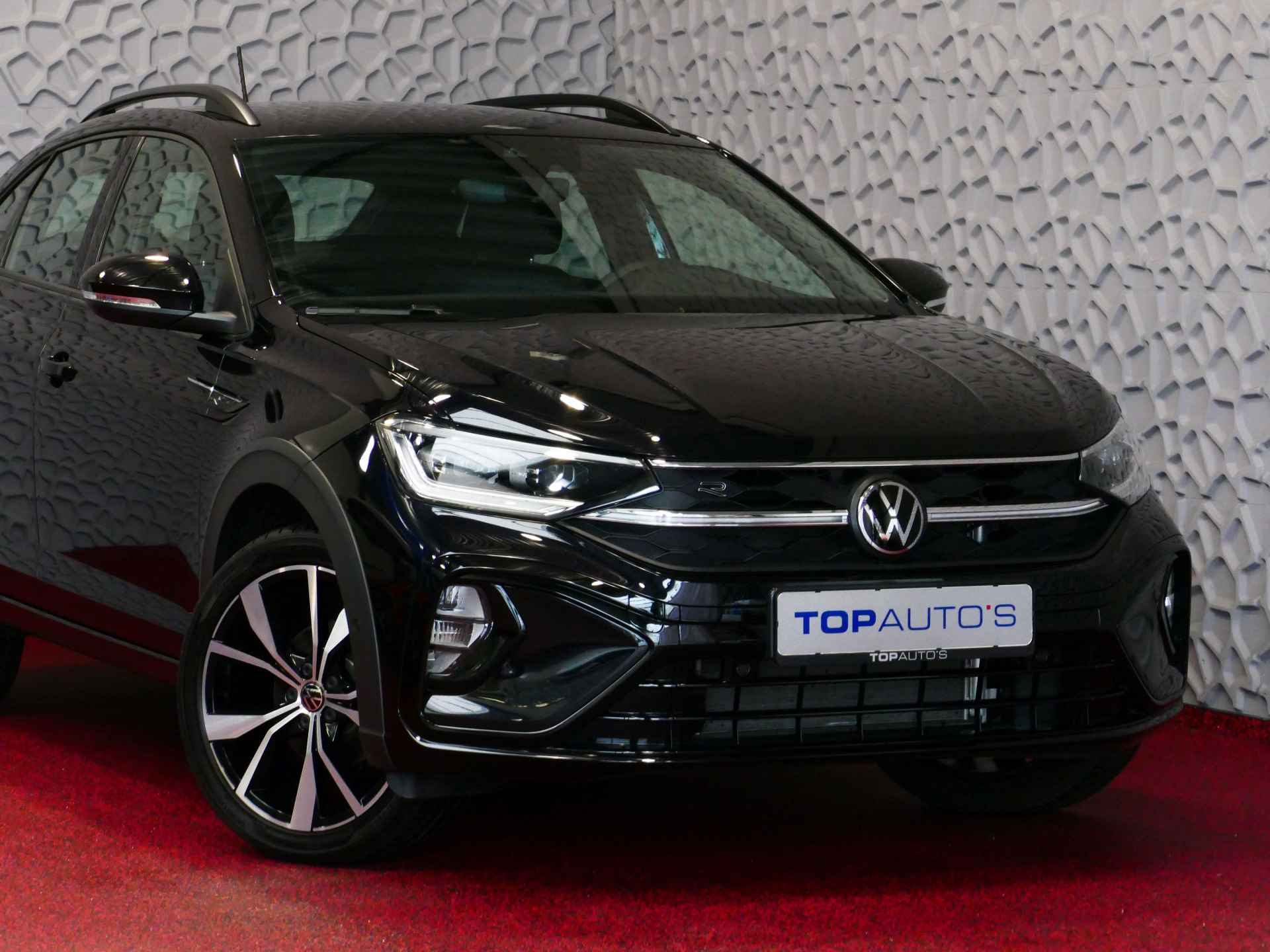 Volkswagen Taigo 1.5 TSI 150PK R-LINE BLACK PACK LED.GRILL CARPLAY NAVI CAMERA 18''LMV VIR.COCKPIT LED STOELVERW. KEYLESS 02/2024 70 BIJNA NIEUWE VOLKSWAGEN'S UIT VOORRAAD LEVERBAAR - 48/73